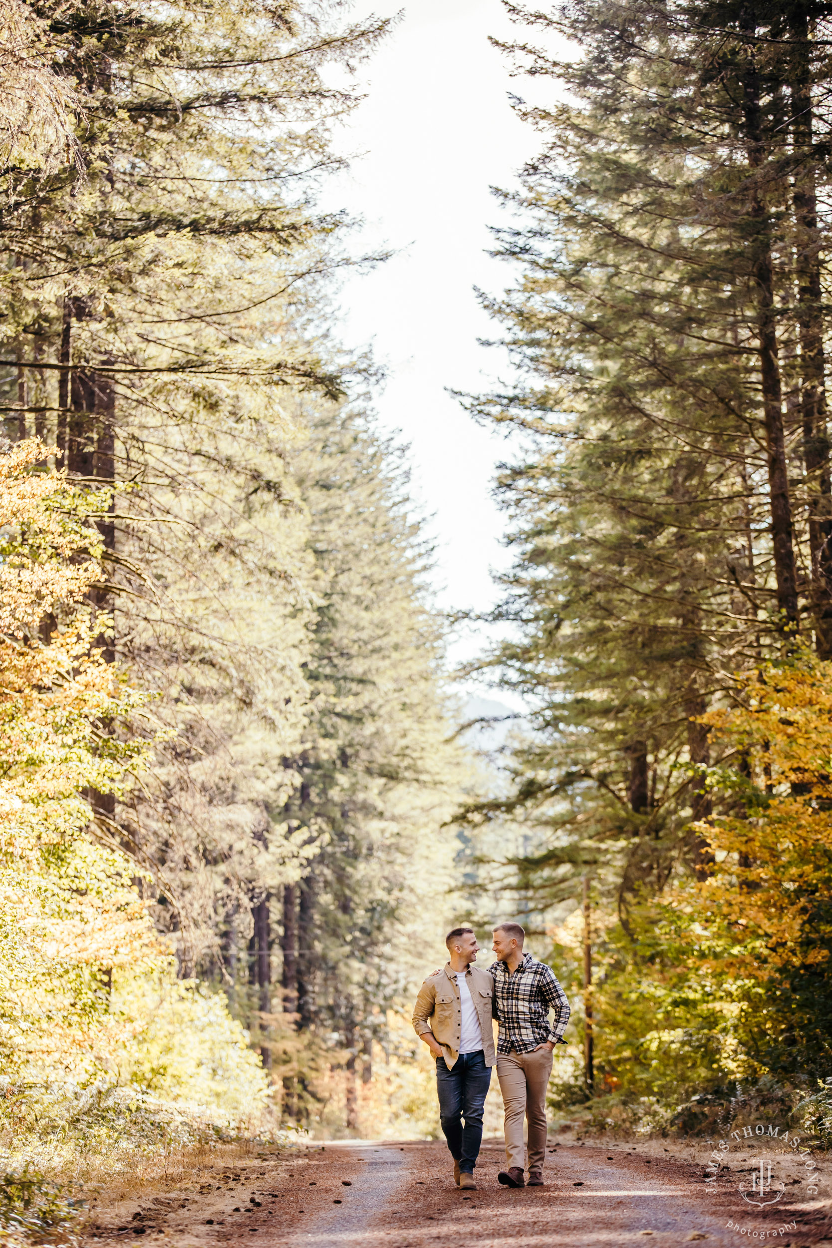 Snoqualmie North Bend adventure engagement session by Snoqualmie adventure wedding photographer James Thomas Long Photography