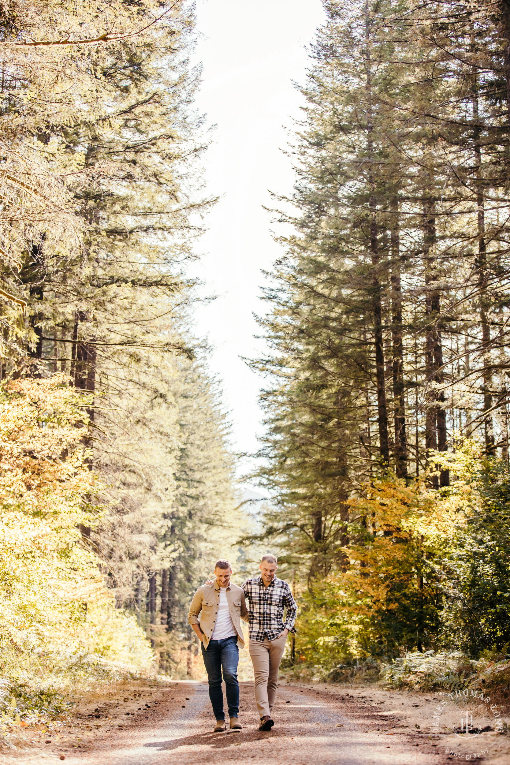 Snoqualmie North Bend adventure engagement session by Snoqualmie adventure wedding photographer James Thomas Long Photography