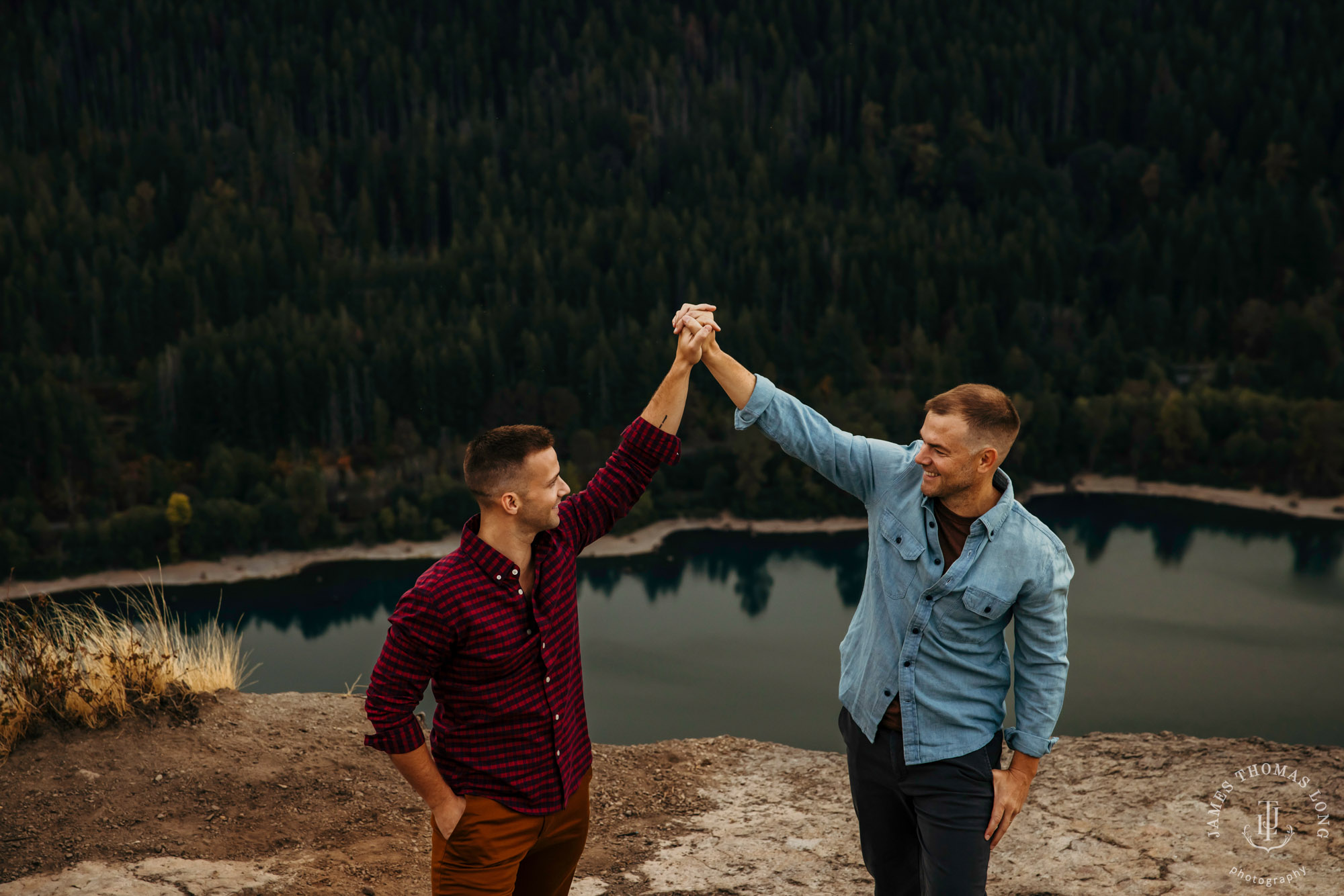 Snoqualmie North Bend adventure engagement session by Snoqualmie adventure wedding photographer James Thomas Long Photography