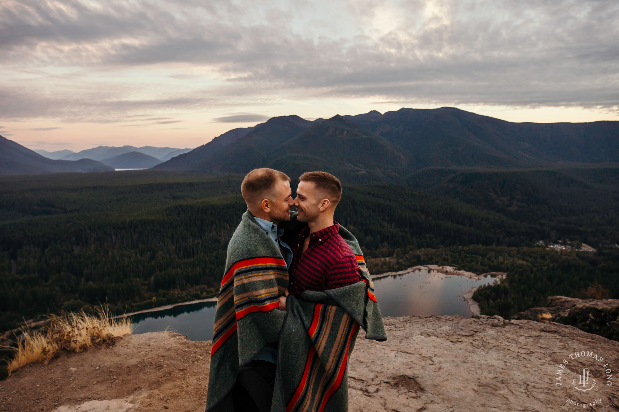 Snoqualmie North Bend adventure engagement session by Snoqualmie adventure wedding photographer James Thomas Long Photography