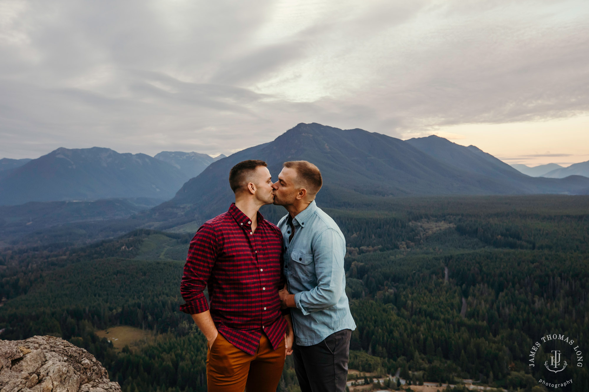 Snoqualmie North Bend adventure engagement session by Snoqualmie adventure wedding photographer James Thomas Long Photography