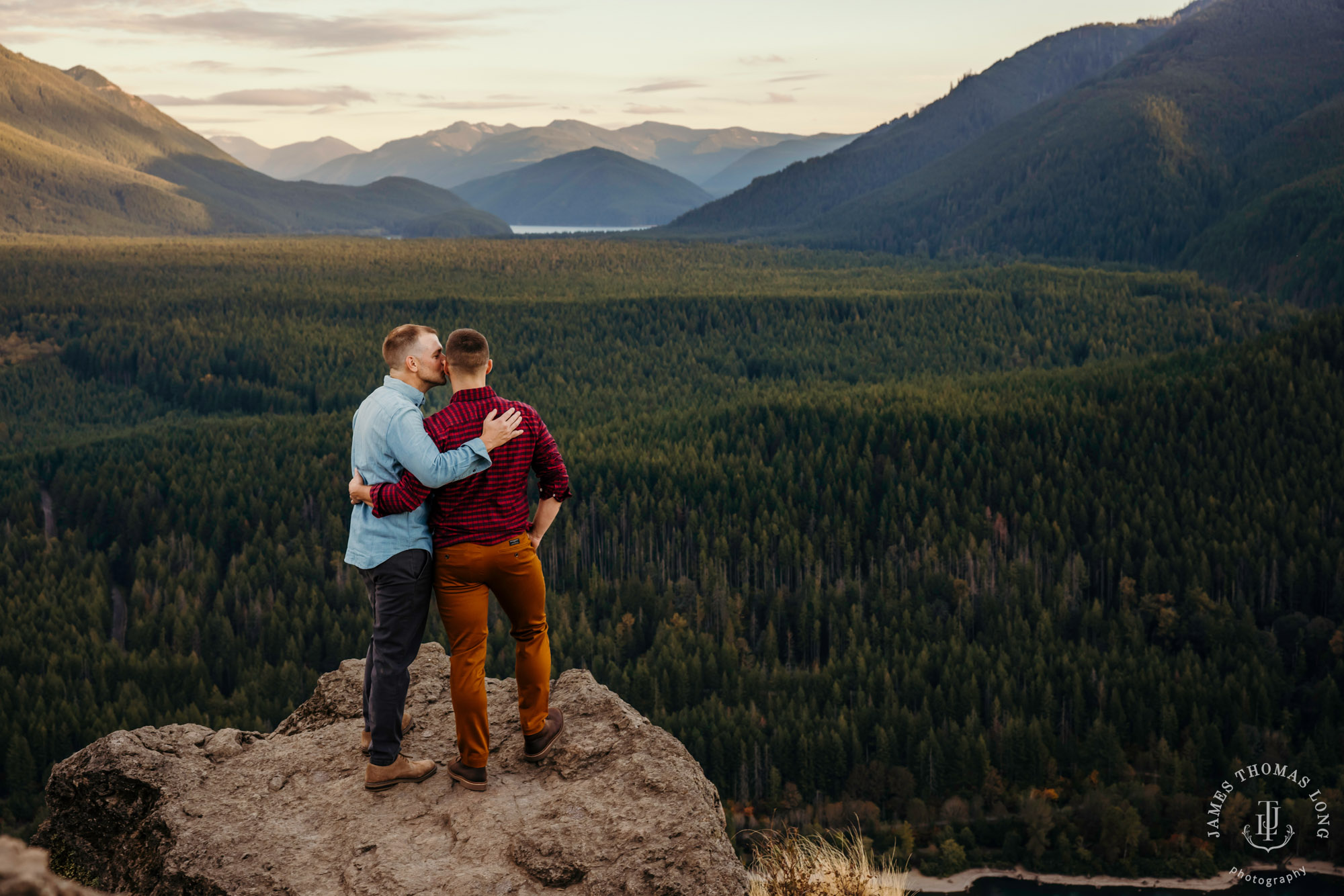 Snoqualmie North Bend adventure engagement session by Snoqualmie adventure wedding photographer James Thomas Long Photography