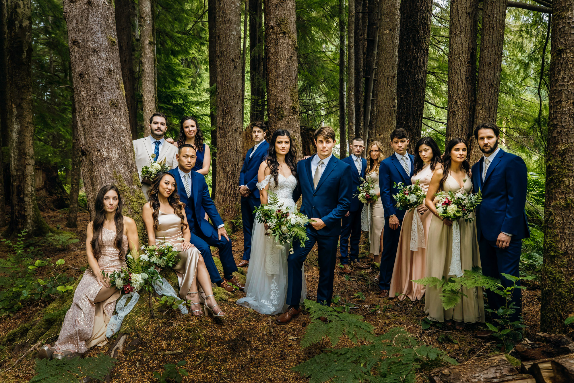 Fern Acres Forks WA wedding by Seattle wedding photographer James Thomas Long Photography