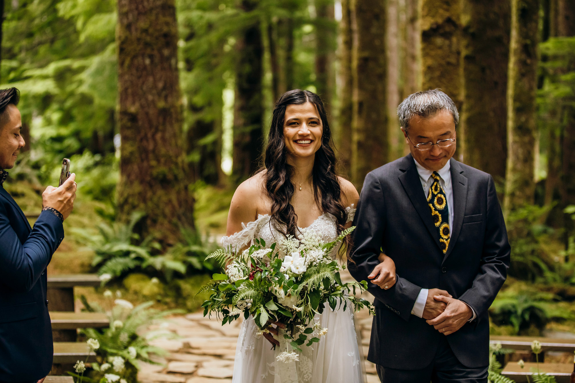 Fern Acres Forks WA wedding by Seattle wedding photographer James Thomas Long Photography