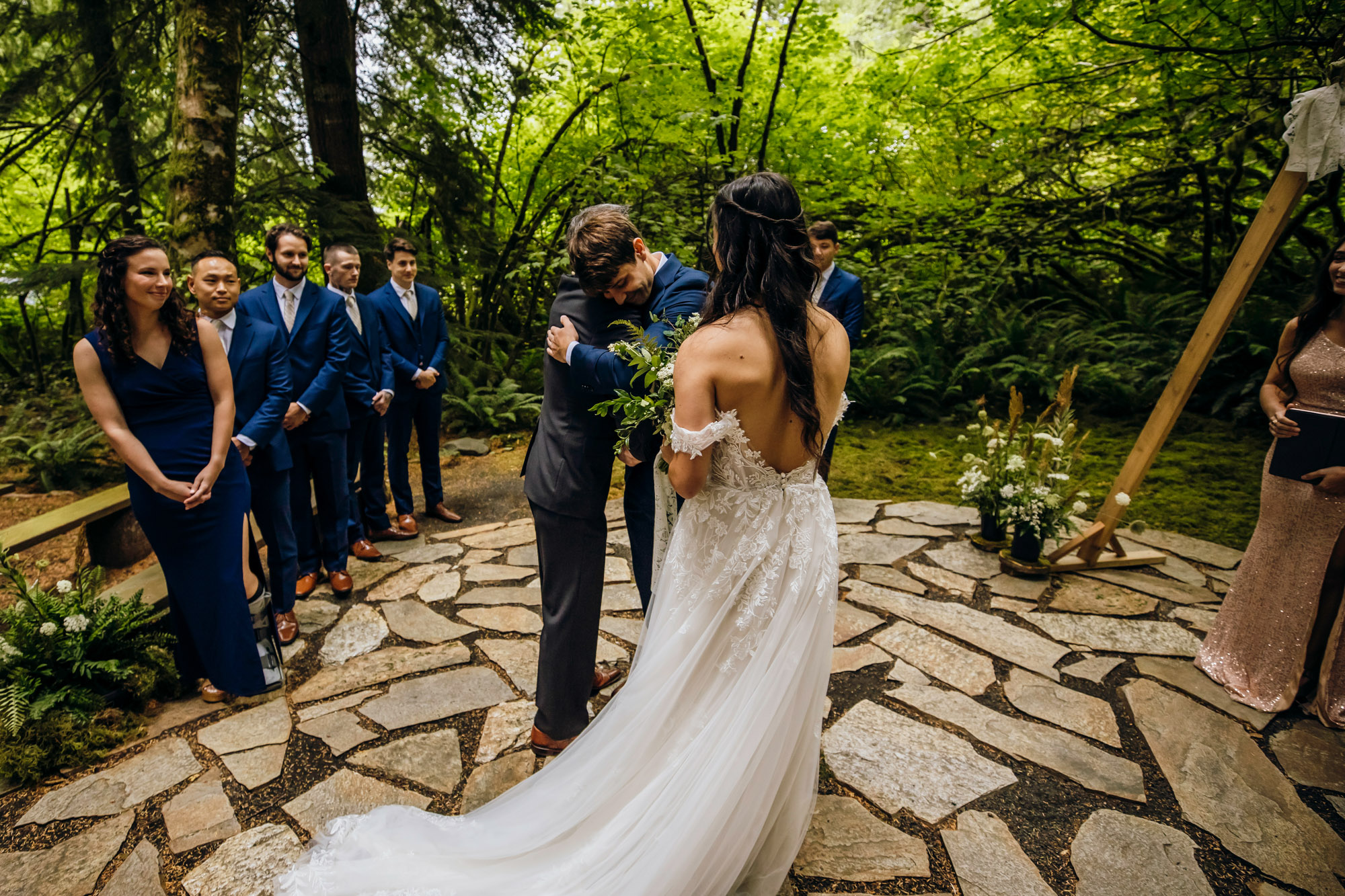 Fern Acres Forks WA wedding by Seattle wedding photographer James Thomas Long Photography