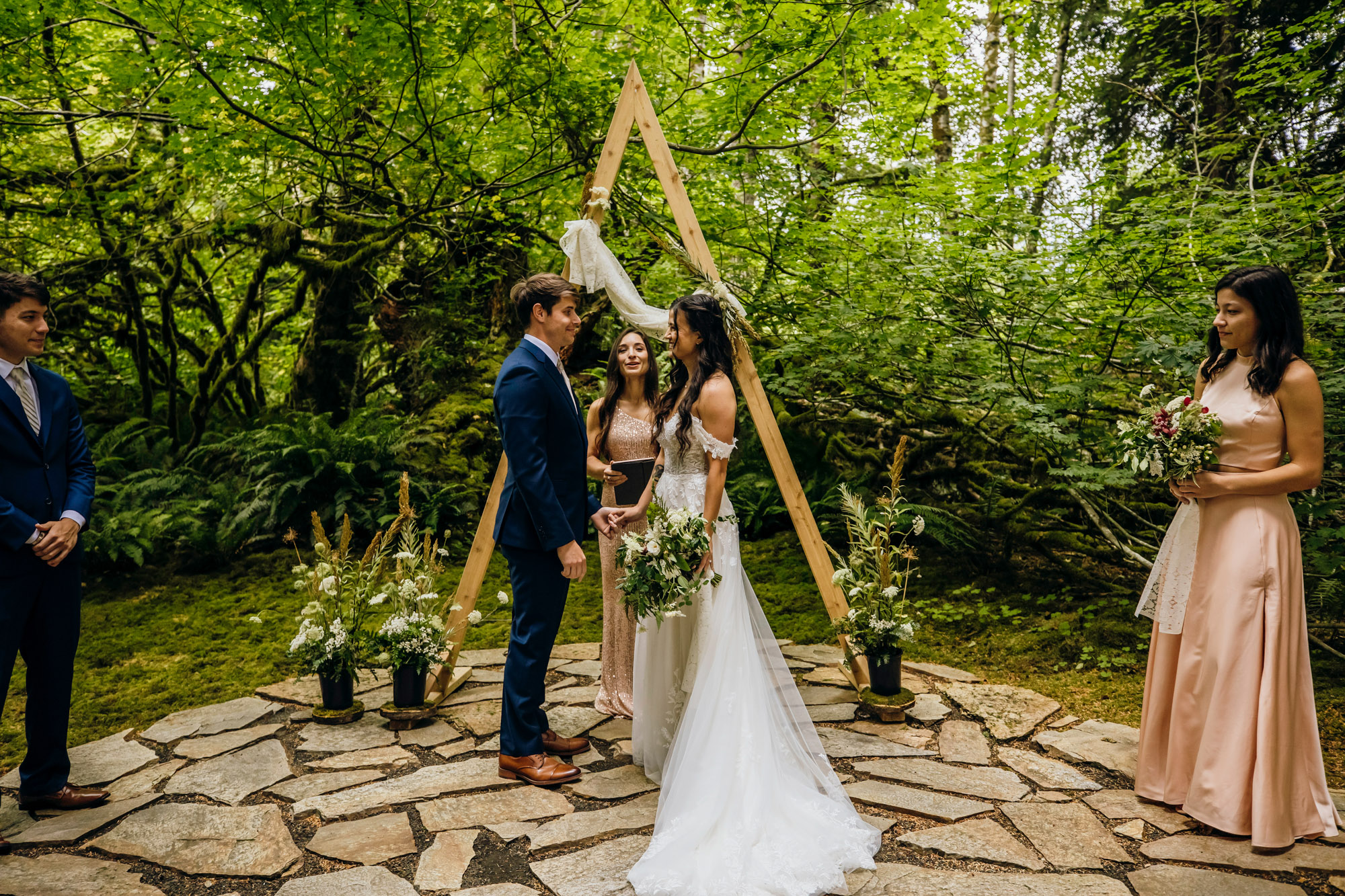 Fern Acres Forks WA wedding by Seattle wedding photographer James Thomas Long Photography