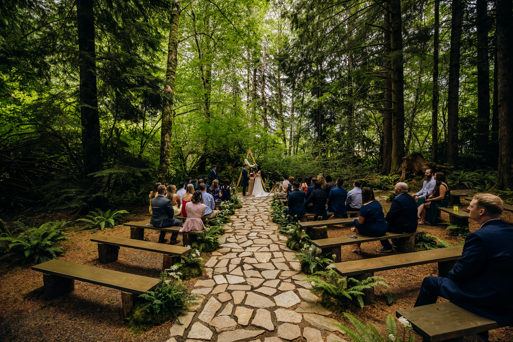 Fern Acres Forks WA wedding by Seattle wedding photographer James Thomas Long Photography