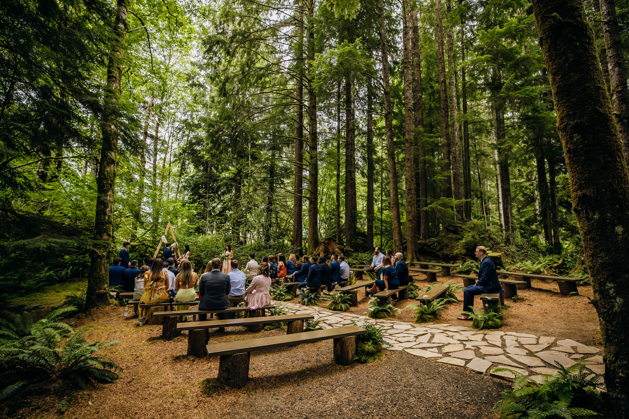 Fern Acres Forks WA wedding by Seattle wedding photographer James Thomas Long Photography