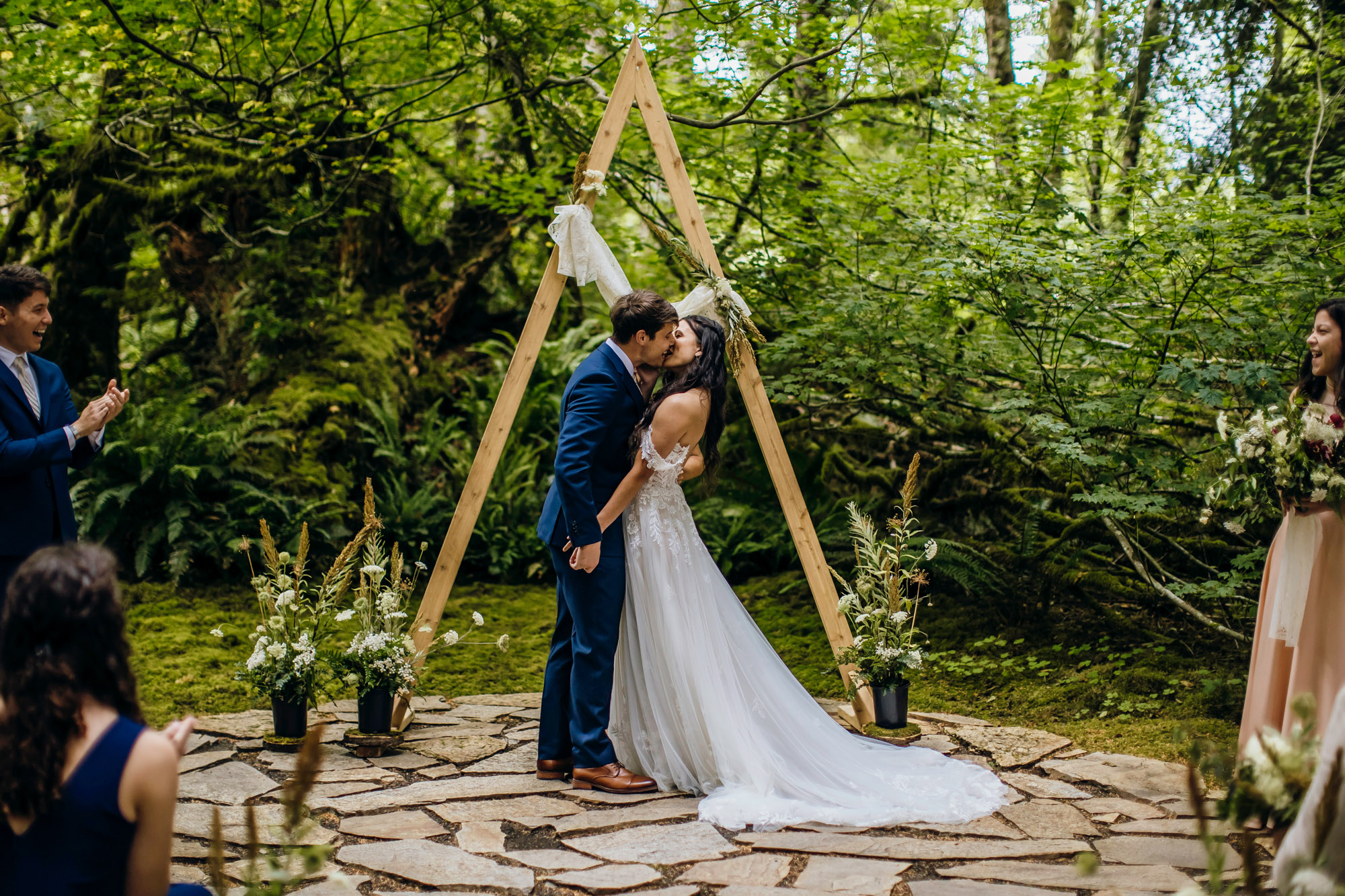 Fern Acres Forks WA wedding by Seattle wedding photographer James Thomas Long Photography