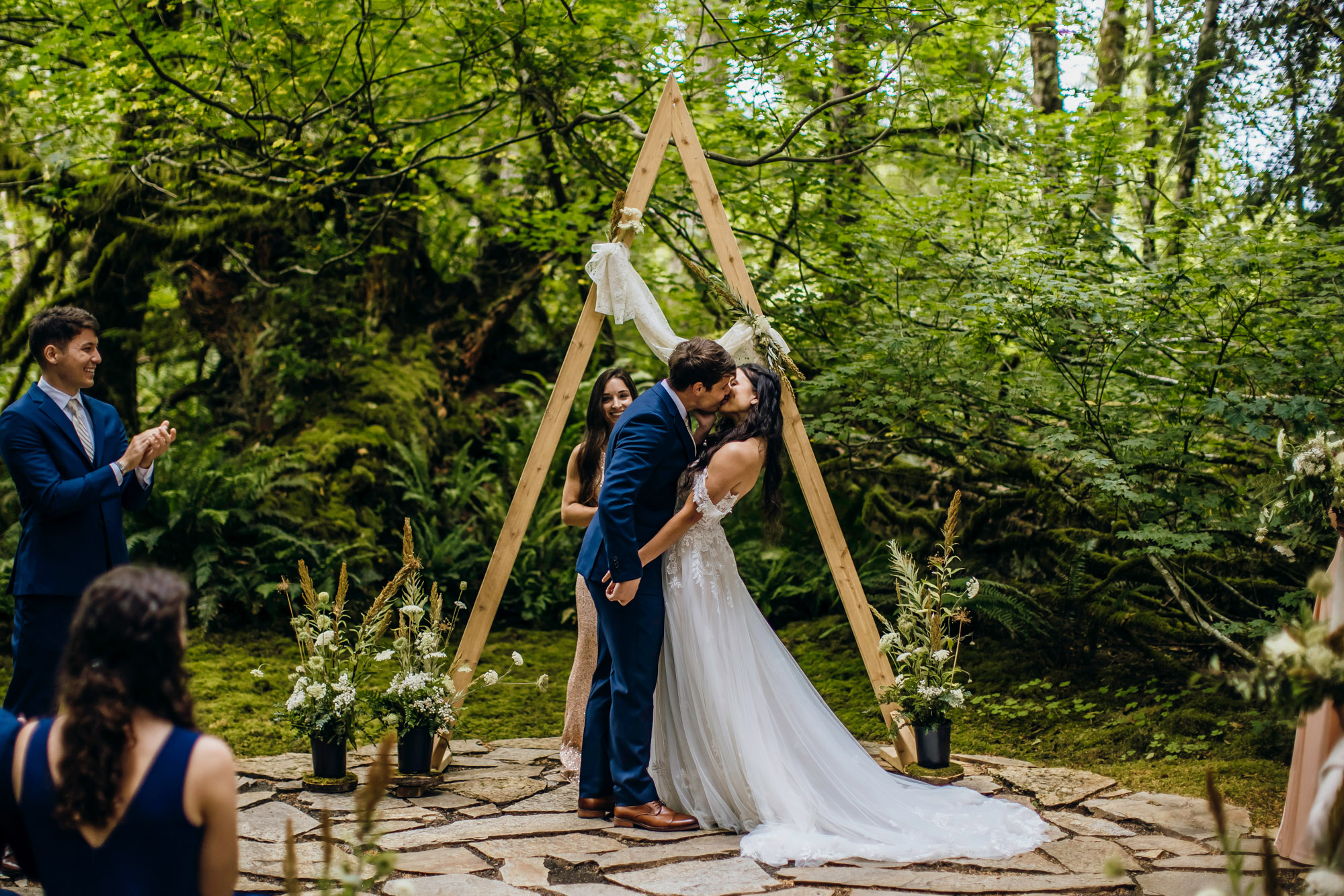 Fern Acres Forks WA wedding by Seattle wedding photographer James Thomas Long Photography