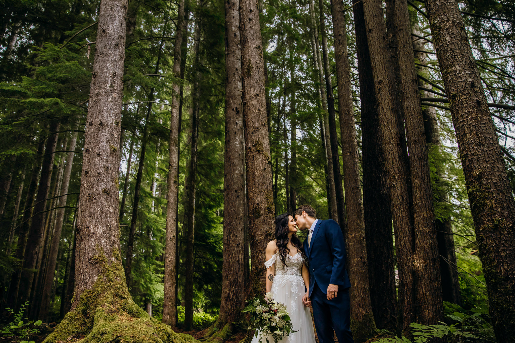 Fern Acres Forks WA wedding by Seattle wedding photographer James Thomas Long Photography