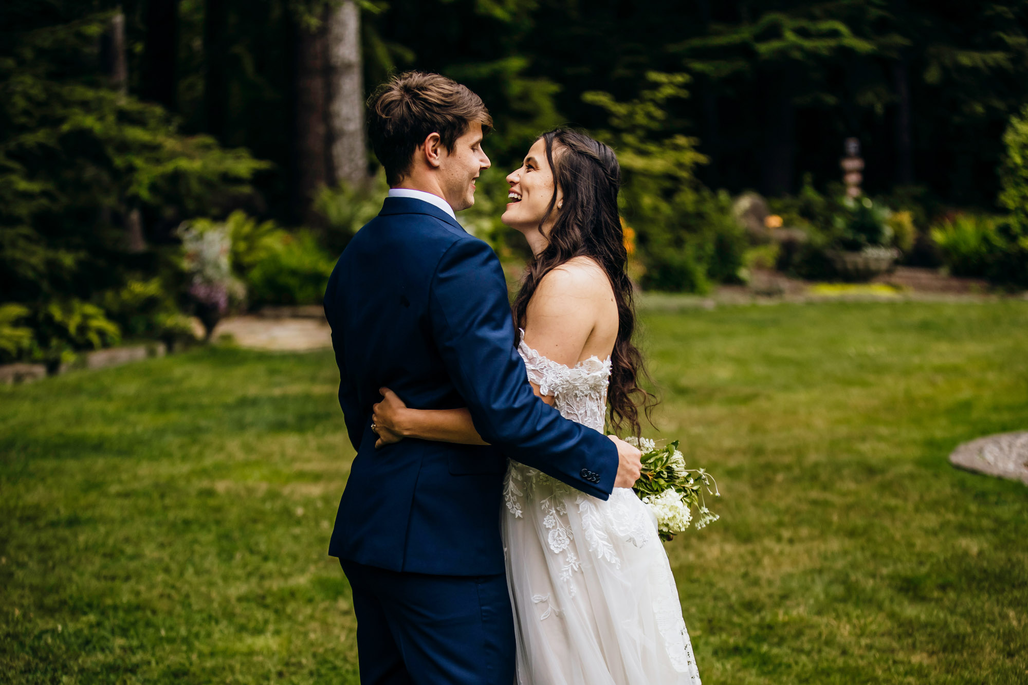 Fern Acres Forks WA wedding by Seattle wedding photographer James Thomas Long Photography