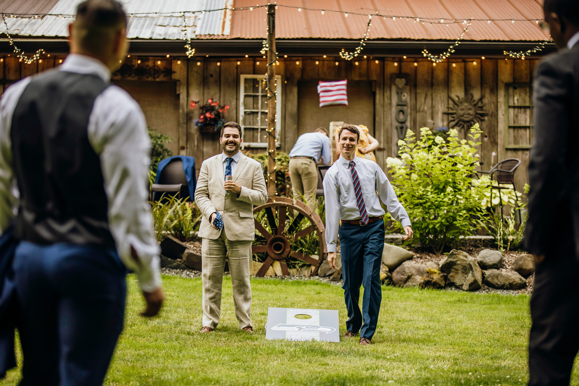 Fern Acres Forks WA wedding by Seattle wedding photographer James Thomas Long Photography