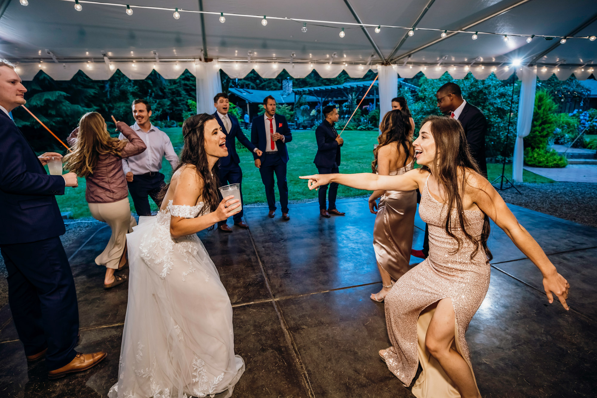 Fern Acres Forks WA wedding by Seattle wedding photographer James Thomas Long Photography