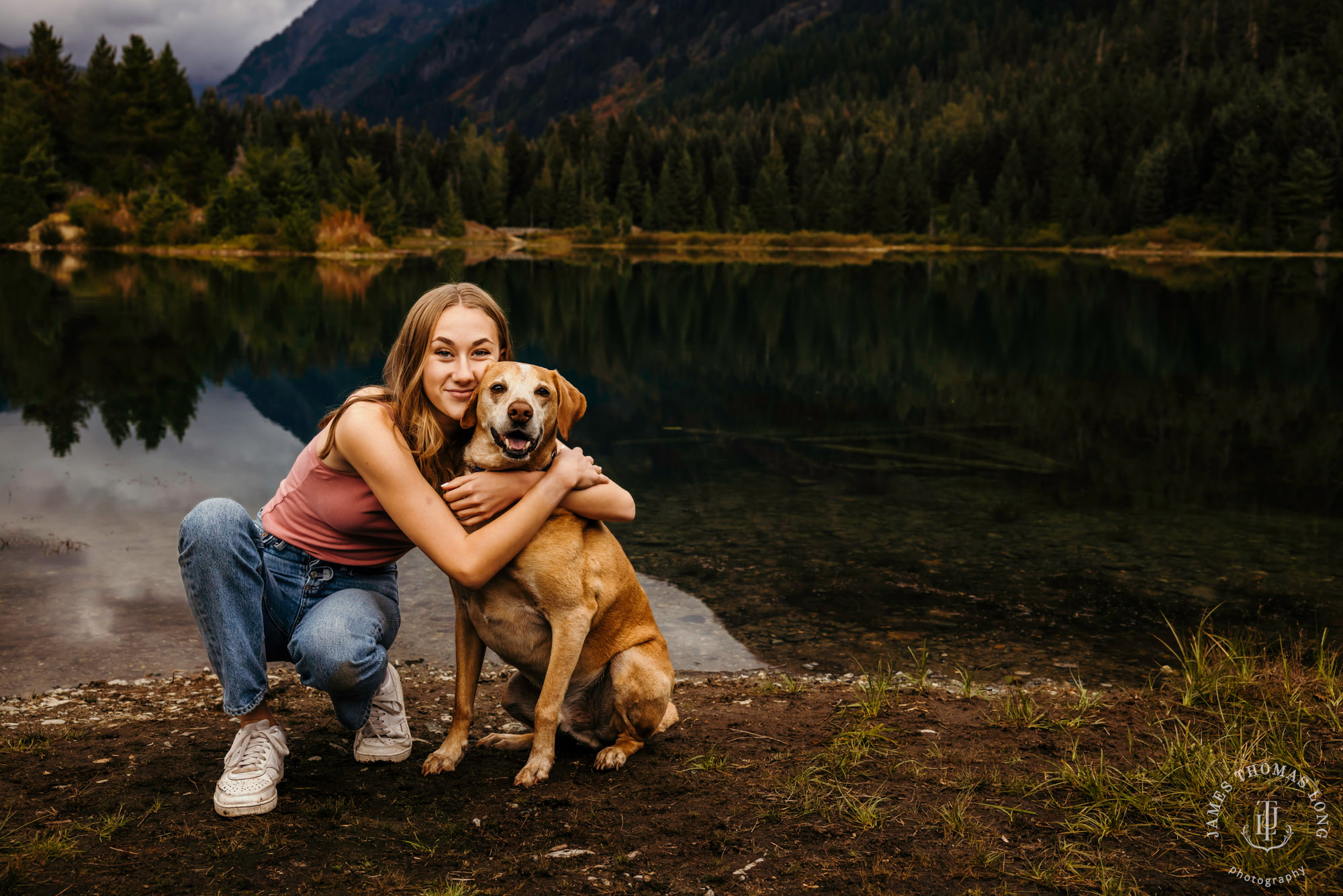 Snoqualmie Pass senior portrait session by Seattle senior portrait photographer James Thomas Long Photography