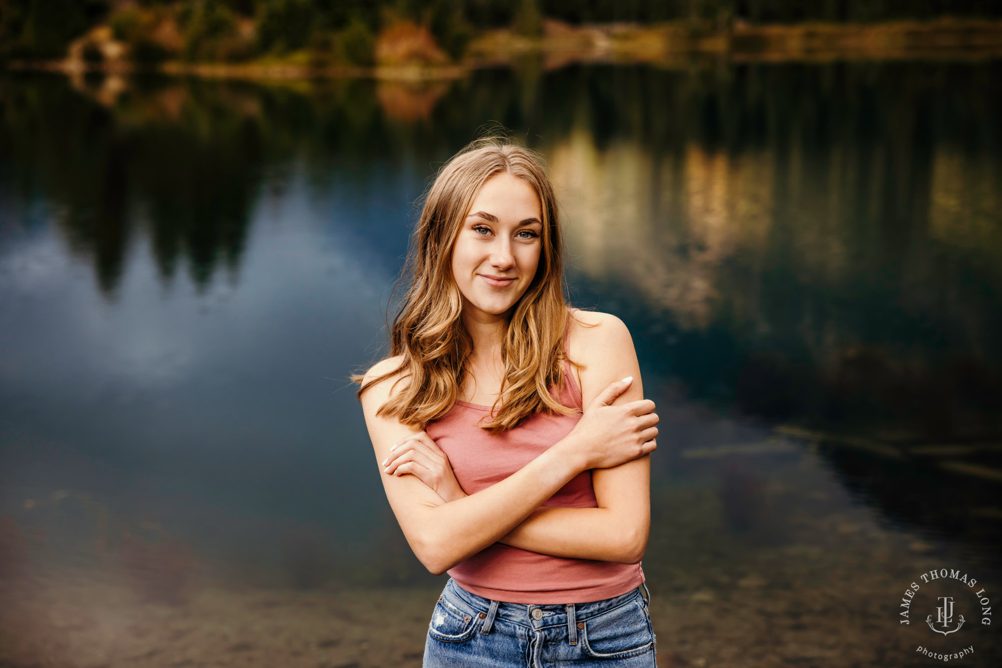 Snoqualmie Pass senior portrait session by Seattle senior portrait photographer James Thomas Long Photography