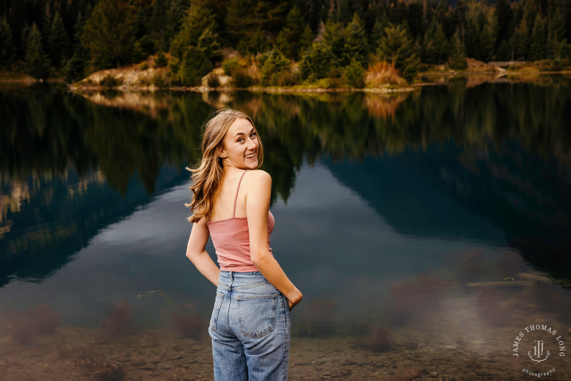 Snoqualmie Pass senior portrait session by Seattle senior portrait photographer James Thomas Long Photography