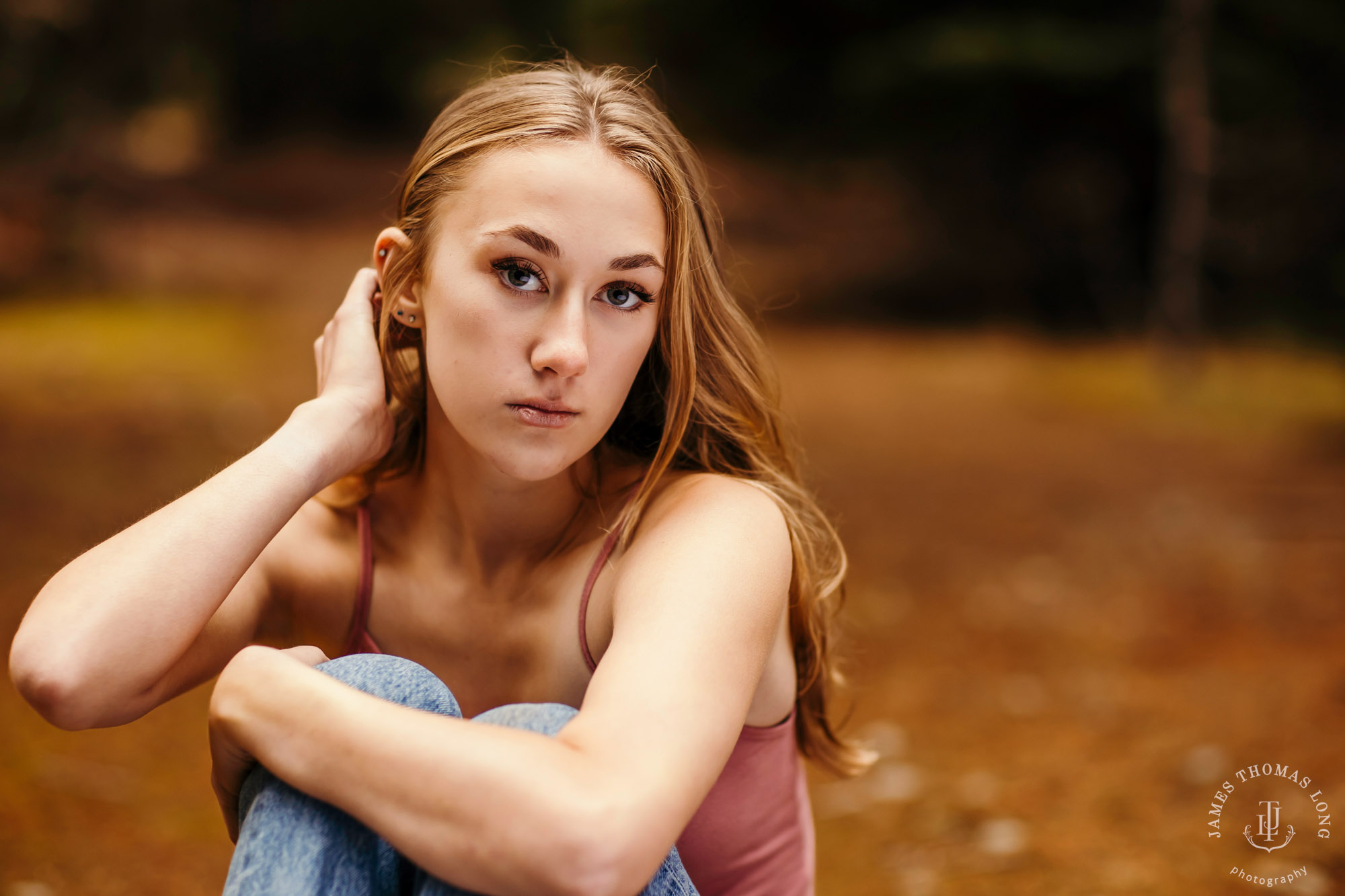 Snoqualmie Pass senior portrait session by Seattle senior portrait photographer James Thomas Long Photography