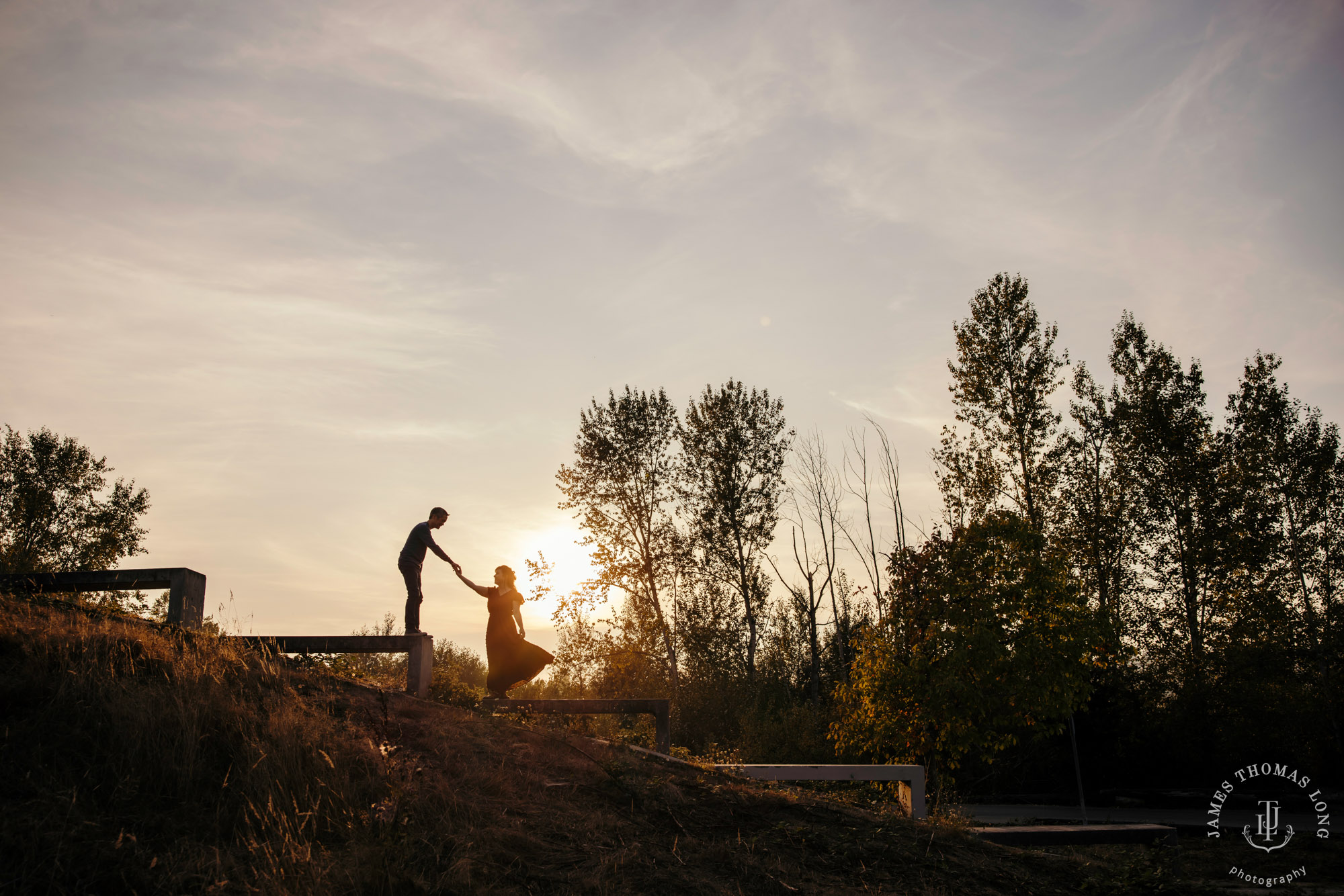 Seattle engagement session by Seattle wedding photographer James Thomas Long Photography