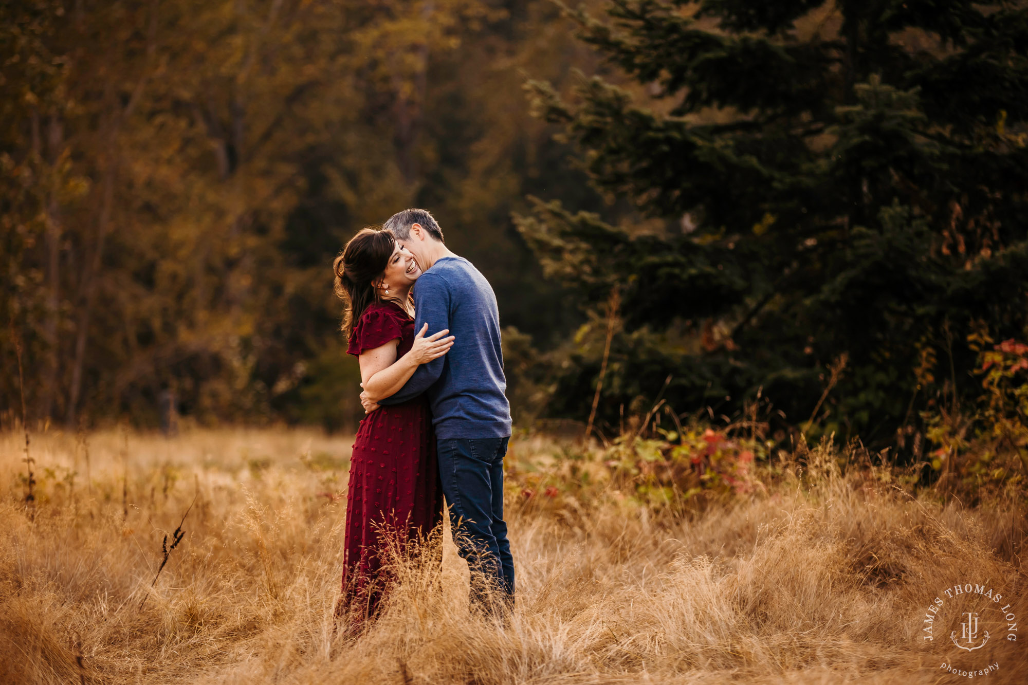 Seattle engagement session by Seattle wedding photographer James Thomas Long Photography