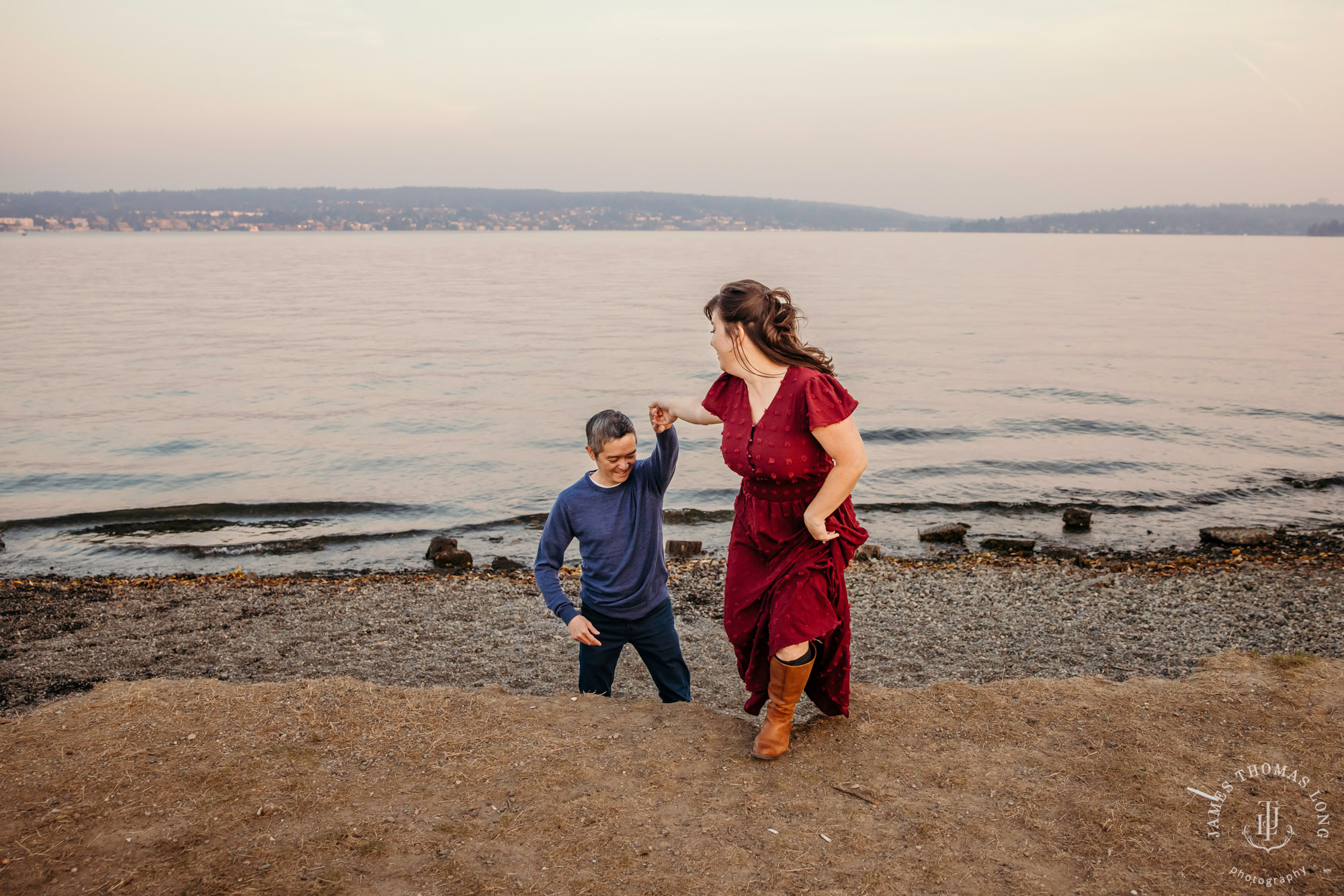 Seattle engagement session by Seattle wedding photographer James Thomas Long Photography