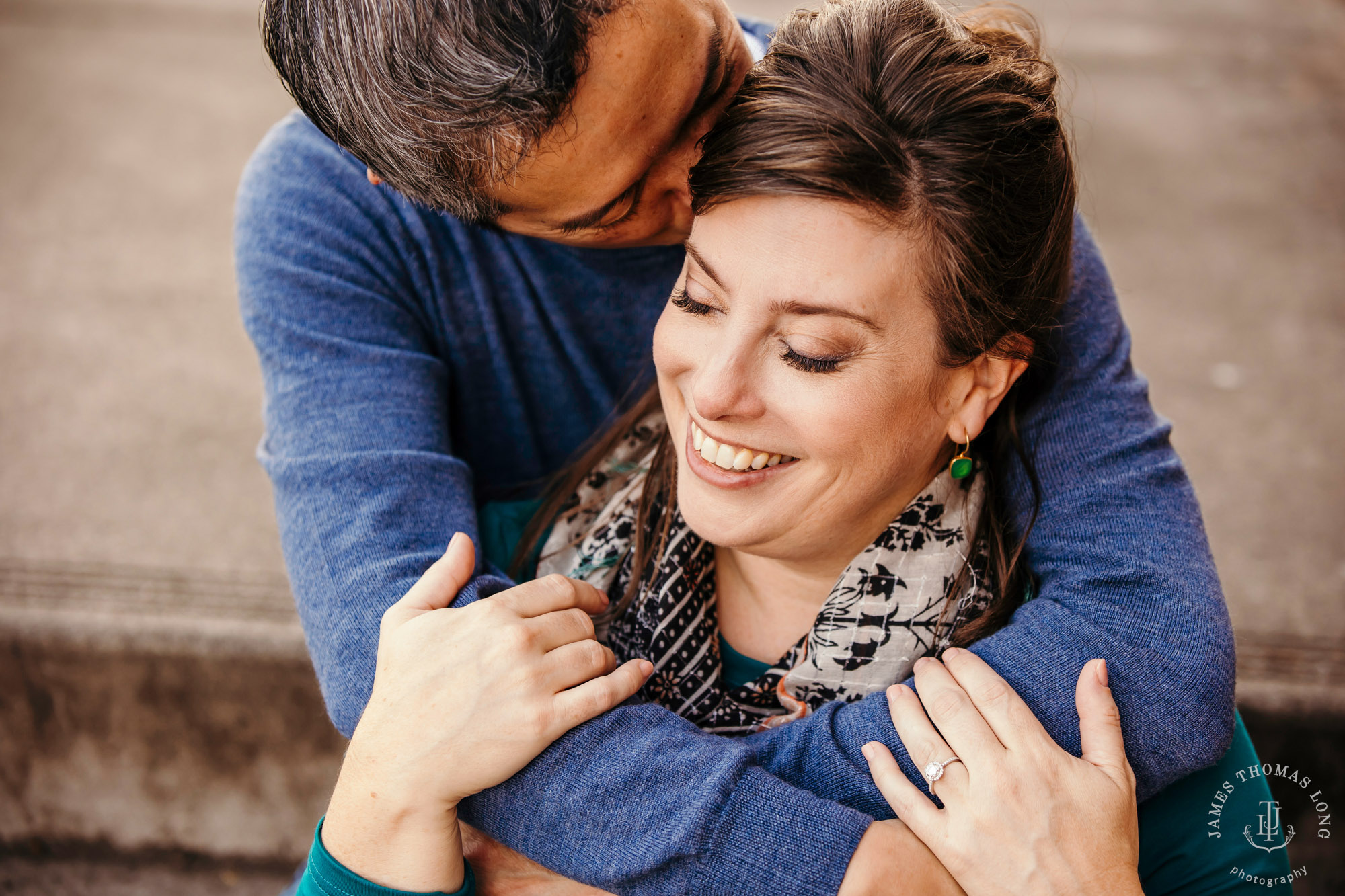 Seattle engagement session by Seattle wedding photographer James Thomas Long Photography