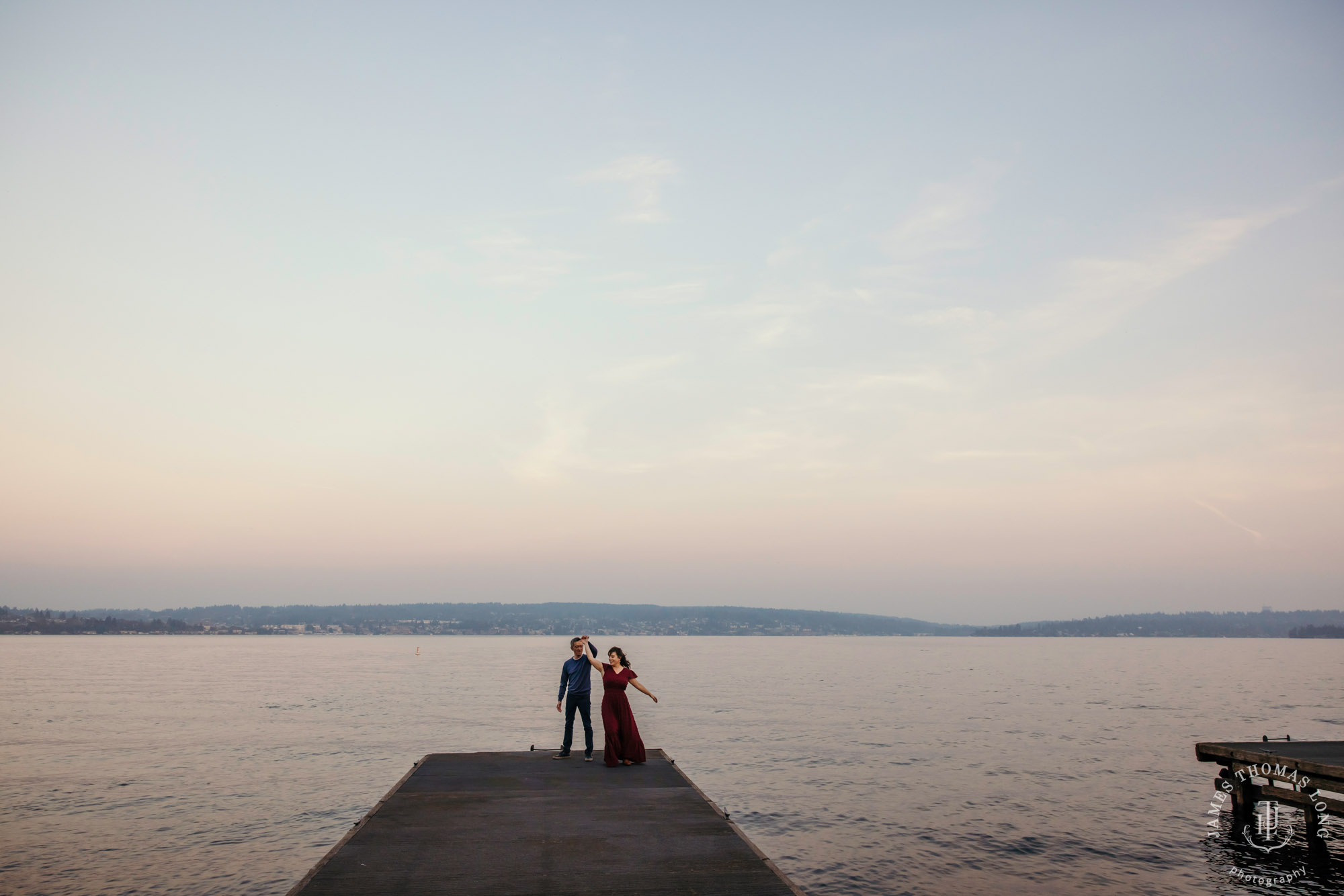 Seattle engagement session by Seattle wedding photographer James Thomas Long Photography