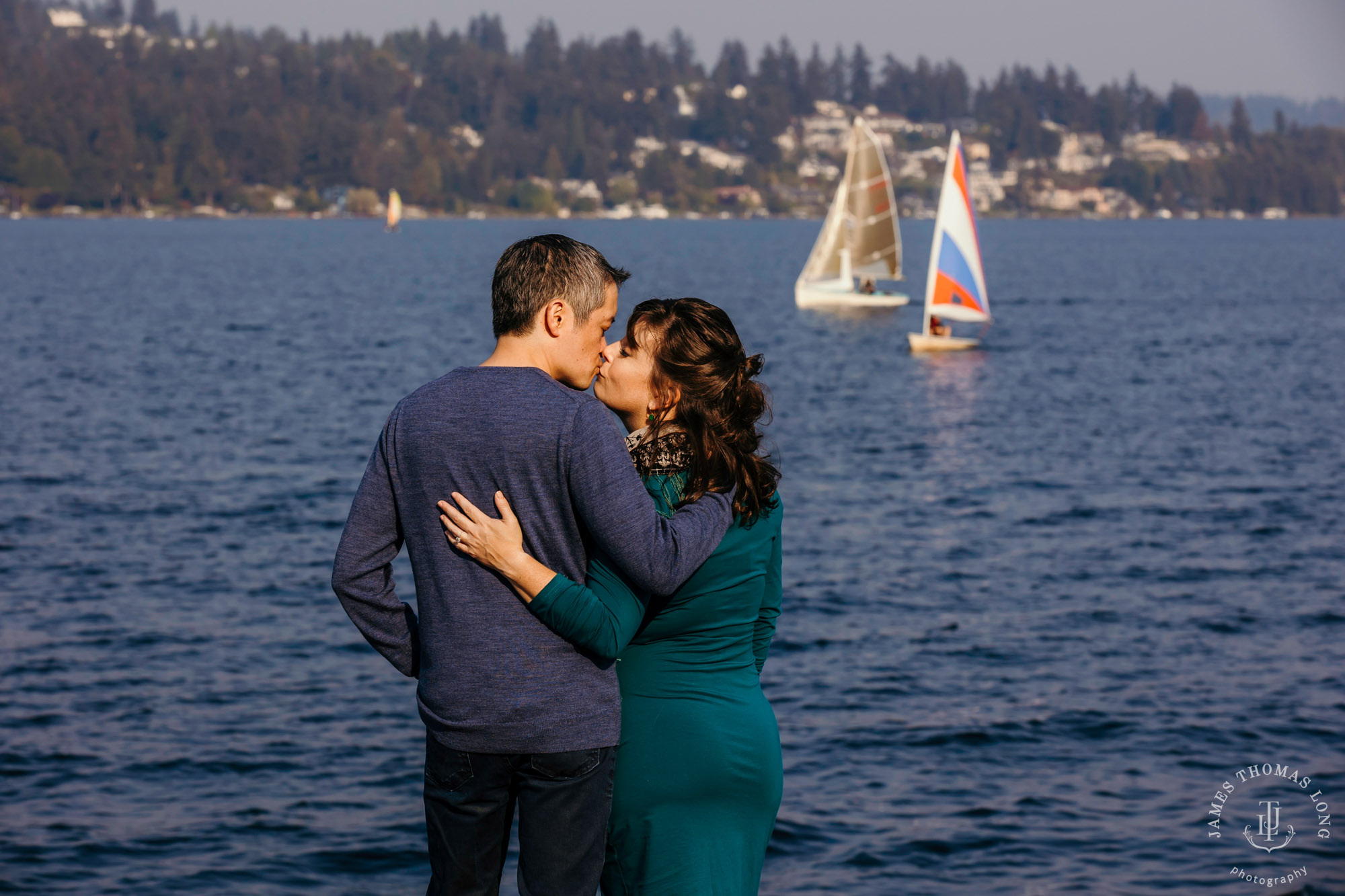 Seattle engagement session by Seattle wedding photographer James Thomas Long Photography