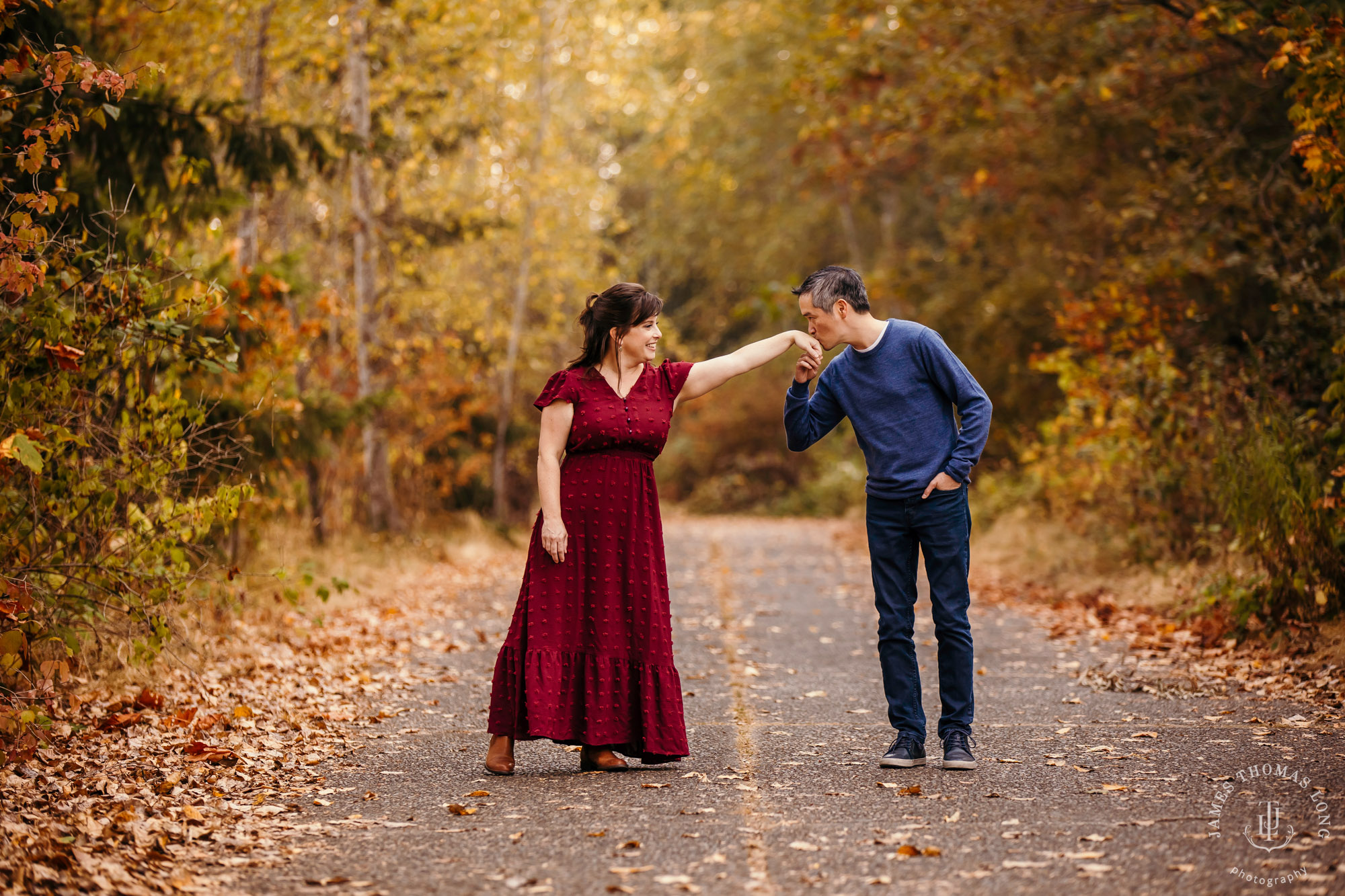 Seattle engagement session by Seattle wedding photographer James Thomas Long Photography