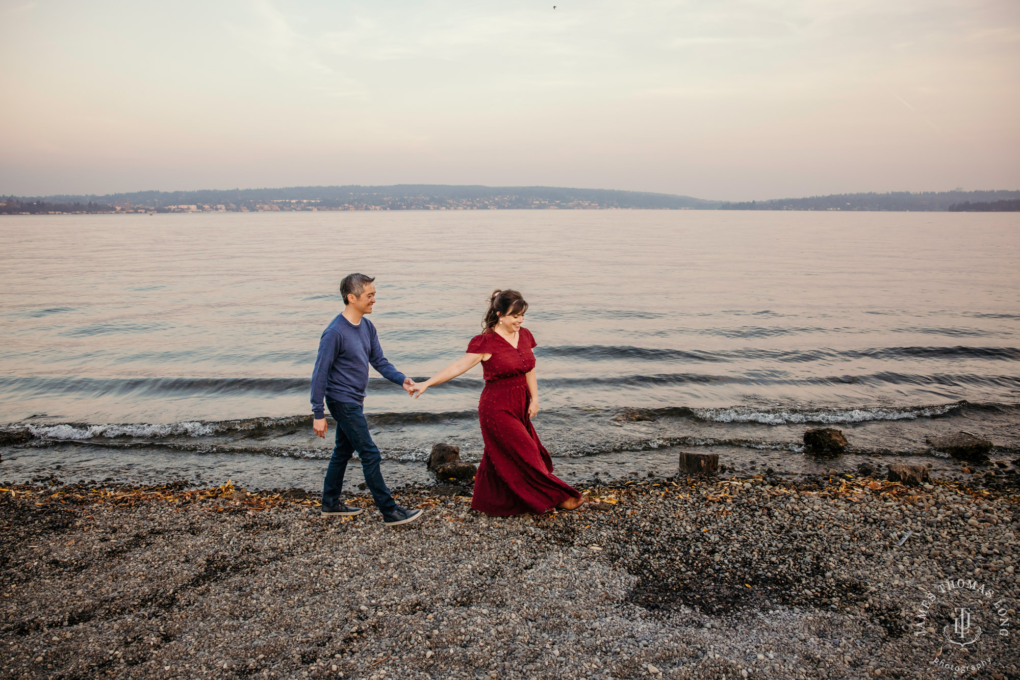 Seattle engagement session by Seattle wedding photographer James Thomas Long Photography