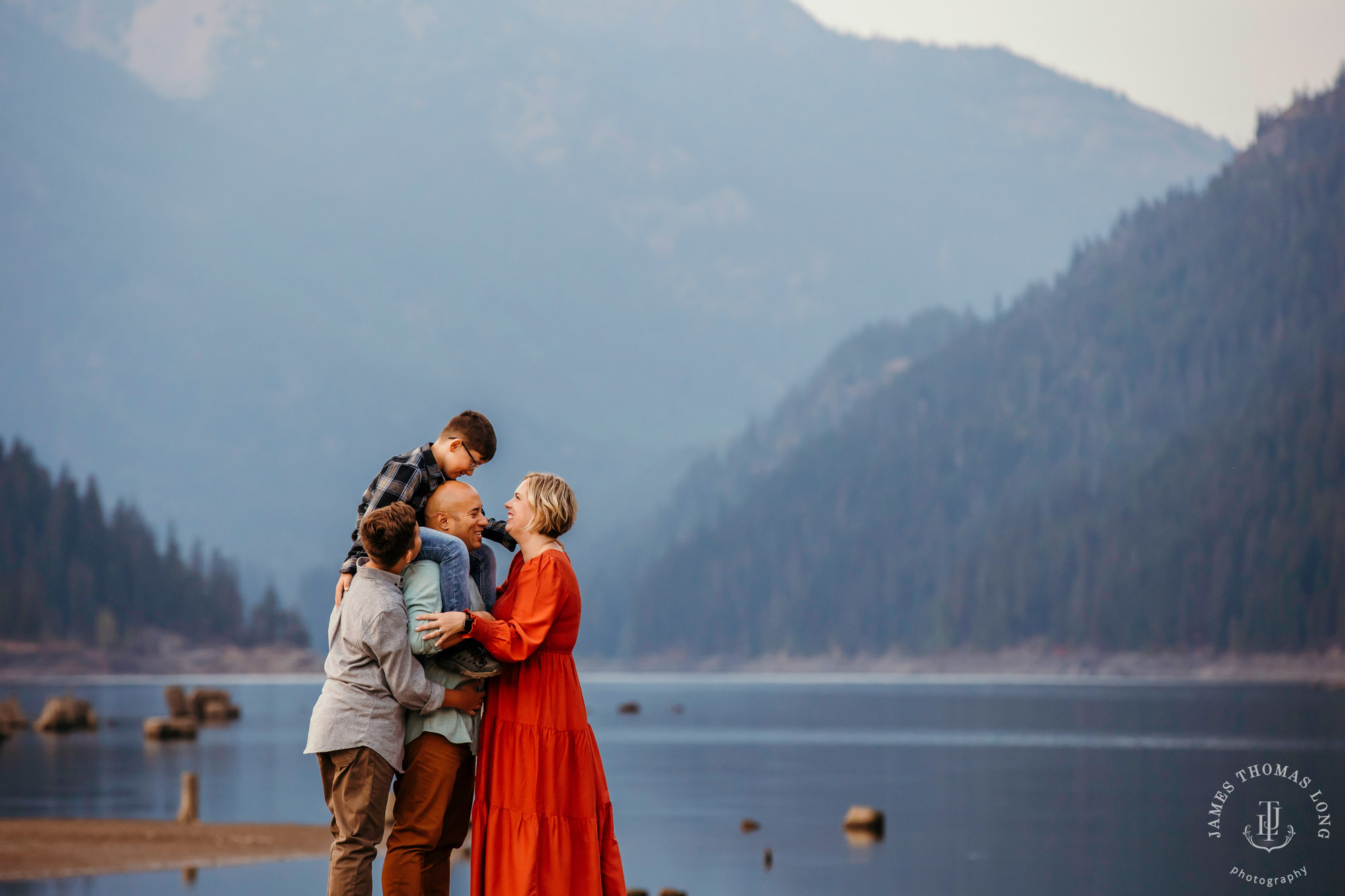 Seattle Cascade Mountain adventure family photography session by Seattle adventure family photographer James Thomas Long Photography