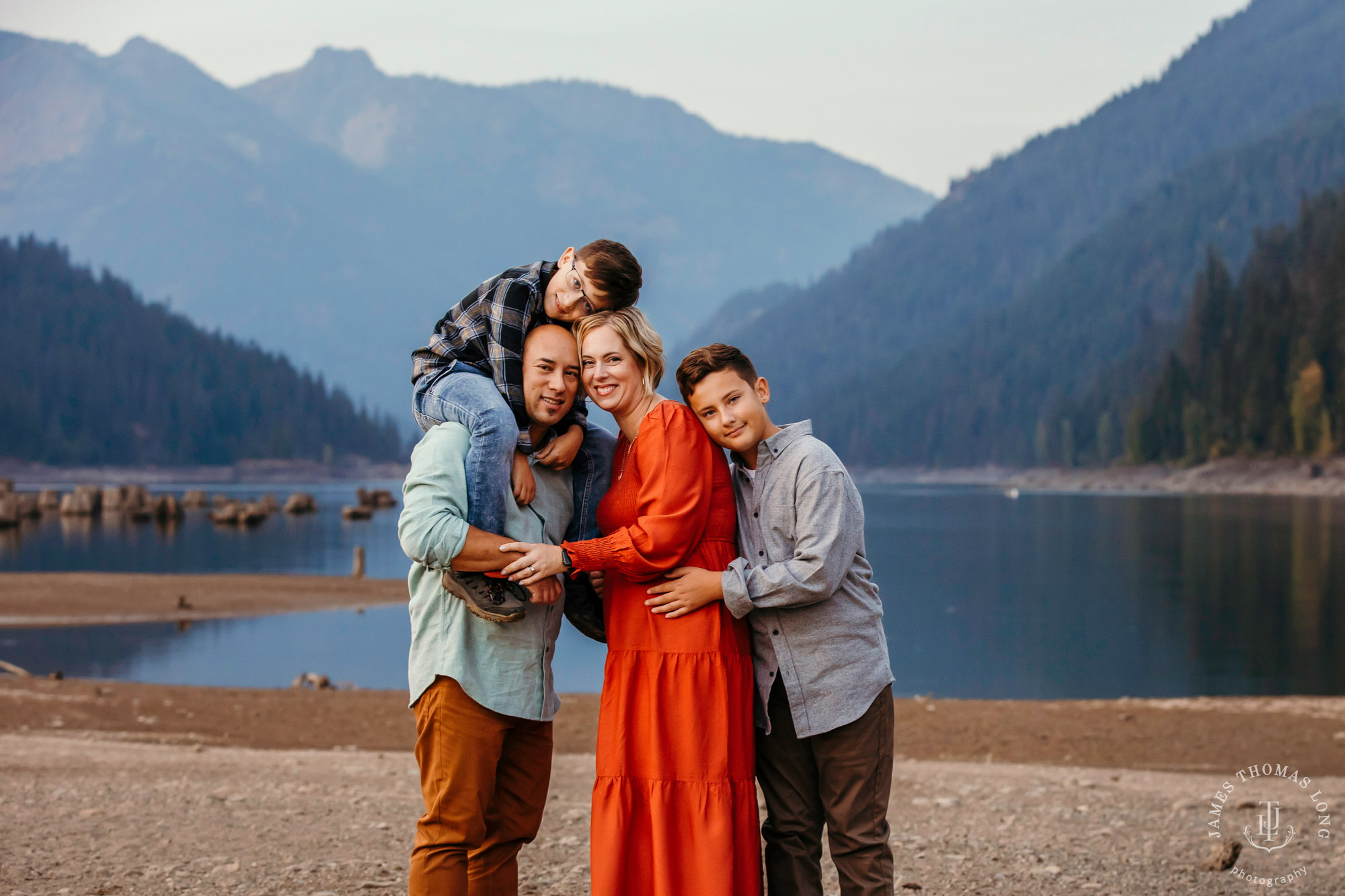 Seattle Cascade Mountain adventure family photography session by Seattle adventure family photographer James Thomas Long Photography