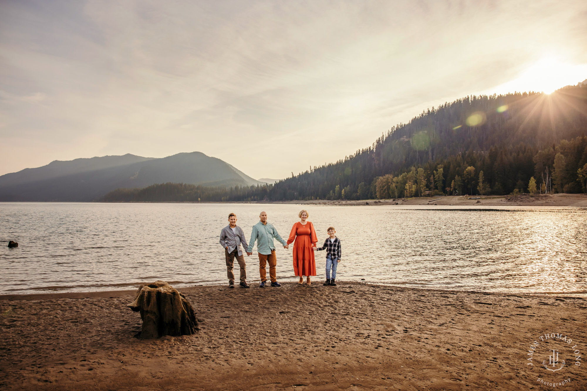 Seattle Cascade Mountain adventure family photography session by Seattle adventure family photographer James Thomas Long Photography