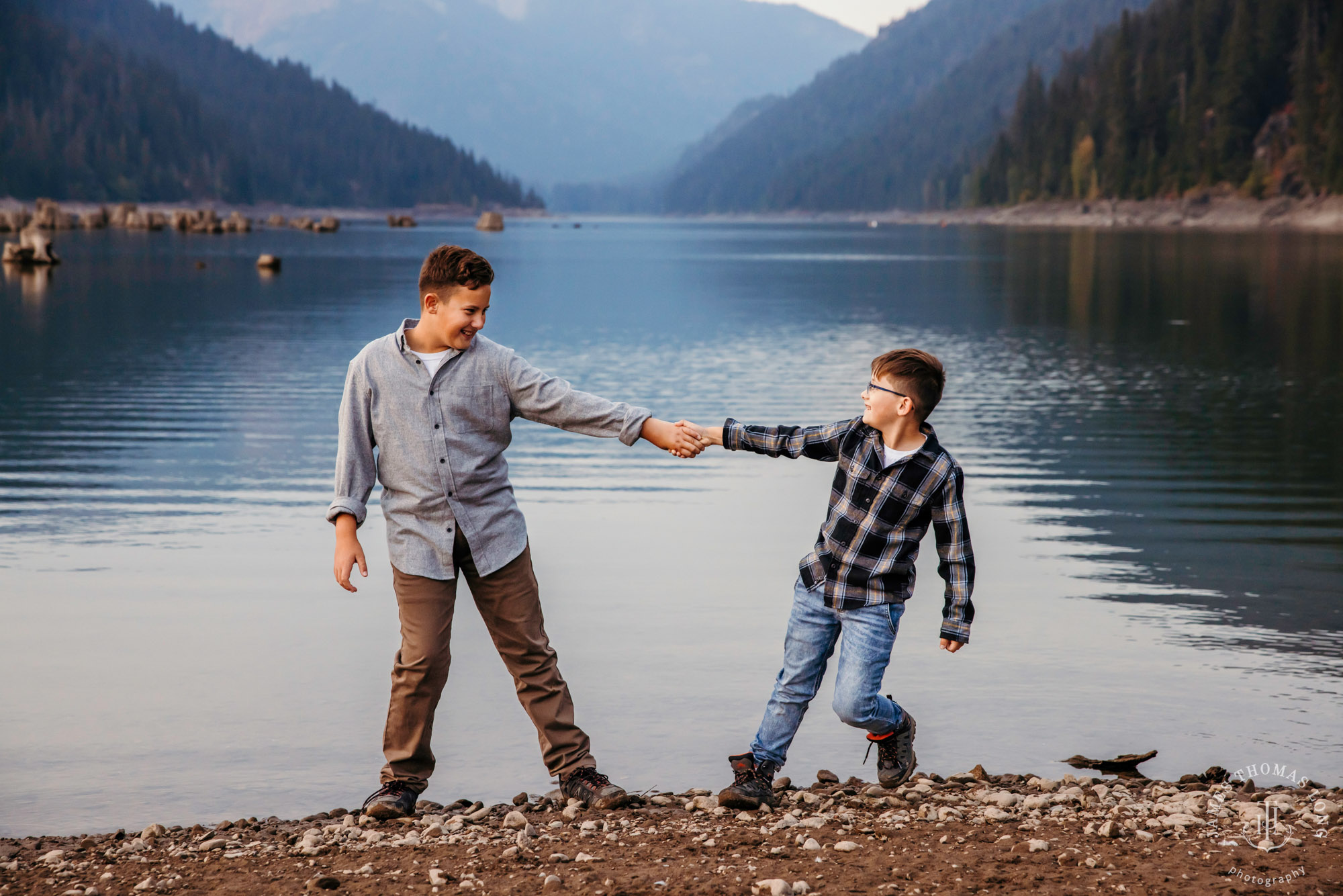 Seattle Cascade Mountain adventure family photography session by Seattle adventure family photographer James Thomas Long Photography