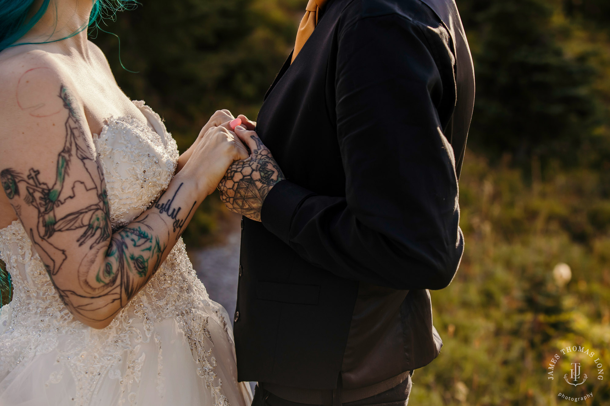 Mount Rainier post wedding session by Seattle wedding photographer James Thomas Long Photography