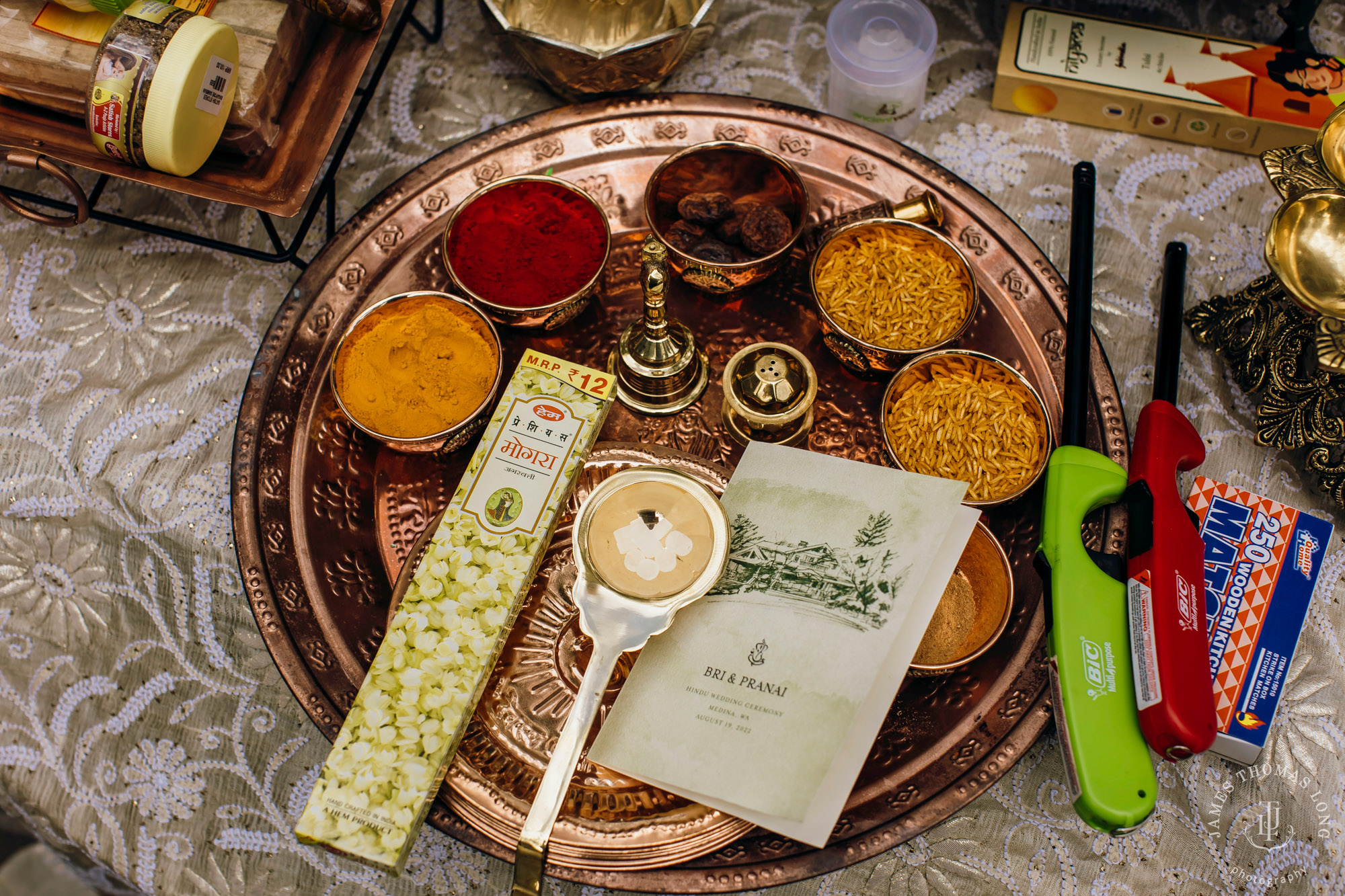 Seattle Hindu wedding by Seattle wedding photographer James Thomas Long Photography