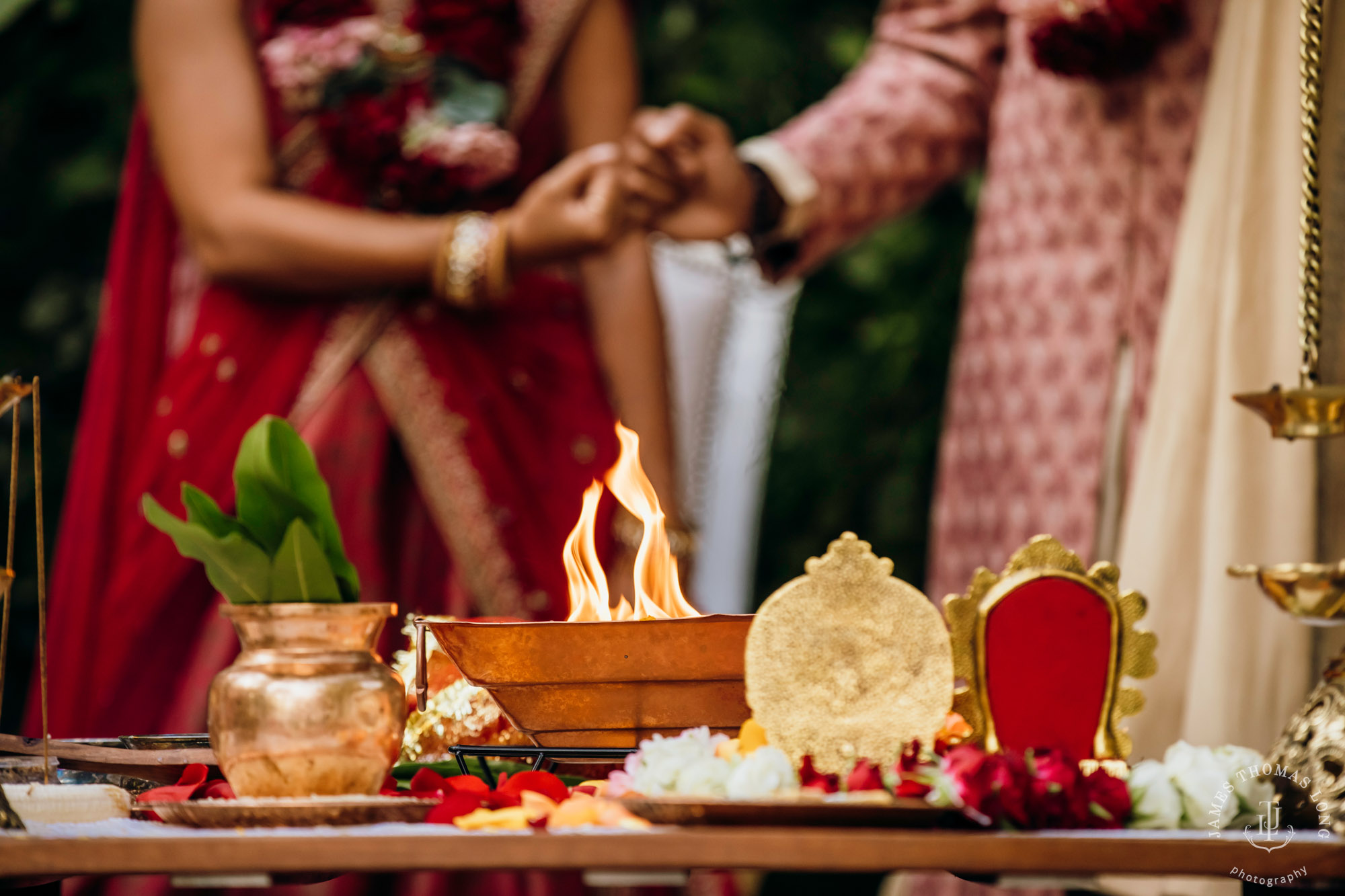 Seattle Hindu wedding by Seattle wedding photographer James Thomas Long Photography