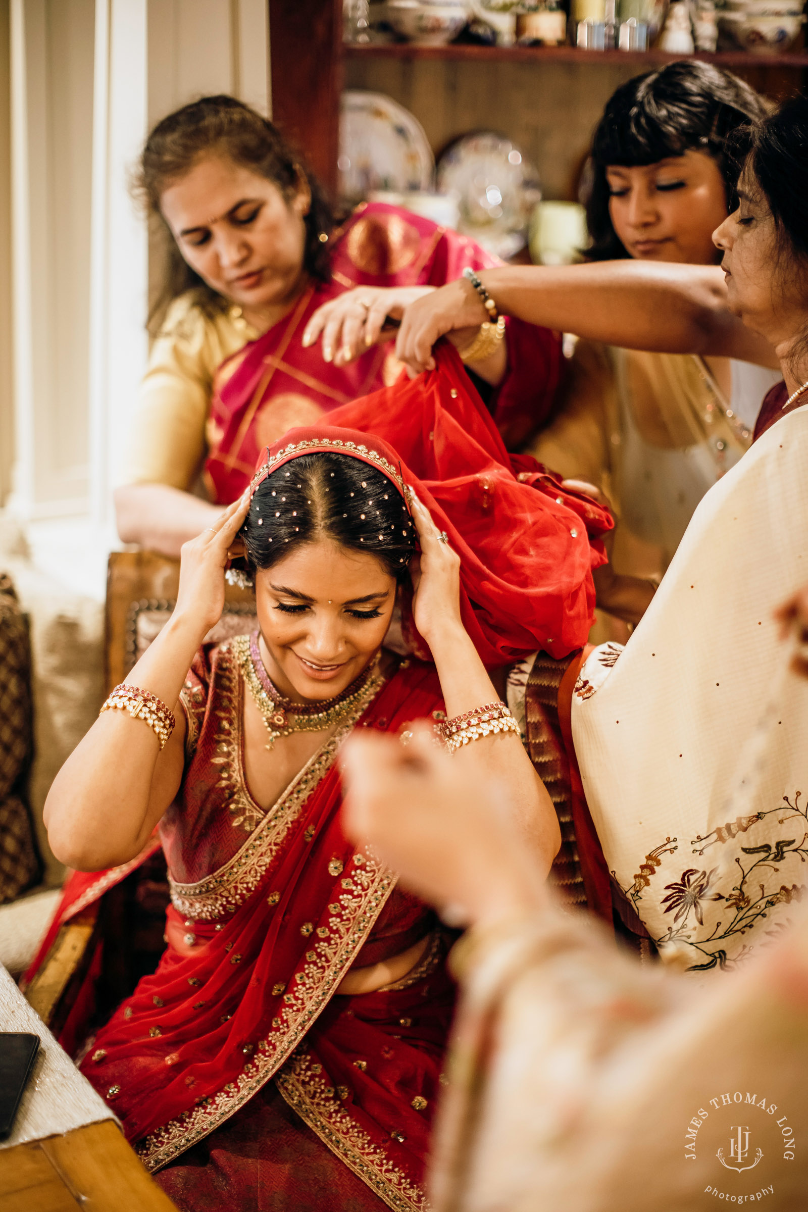 Seattle Hindu wedding by Seattle wedding photographer James Thomas Long Photography