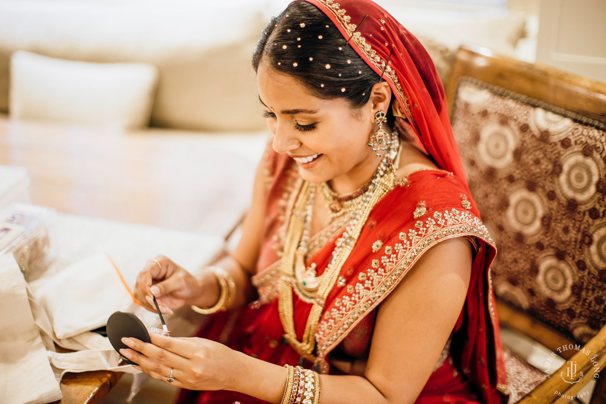 Seattle Hindu wedding by Seattle wedding photographer James Thomas Long Photography