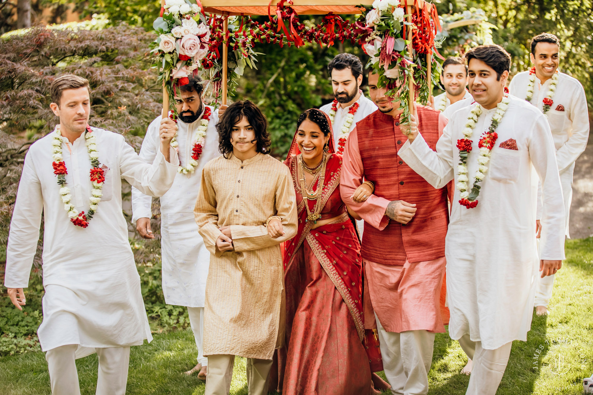 Seattle Hindu wedding by Seattle wedding photographer James Thomas Long Photography