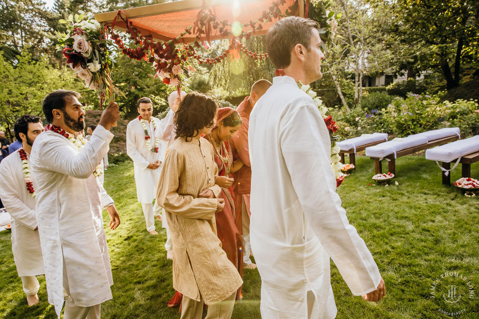 Seattle Hindu wedding by Seattle wedding photographer James Thomas Long Photography