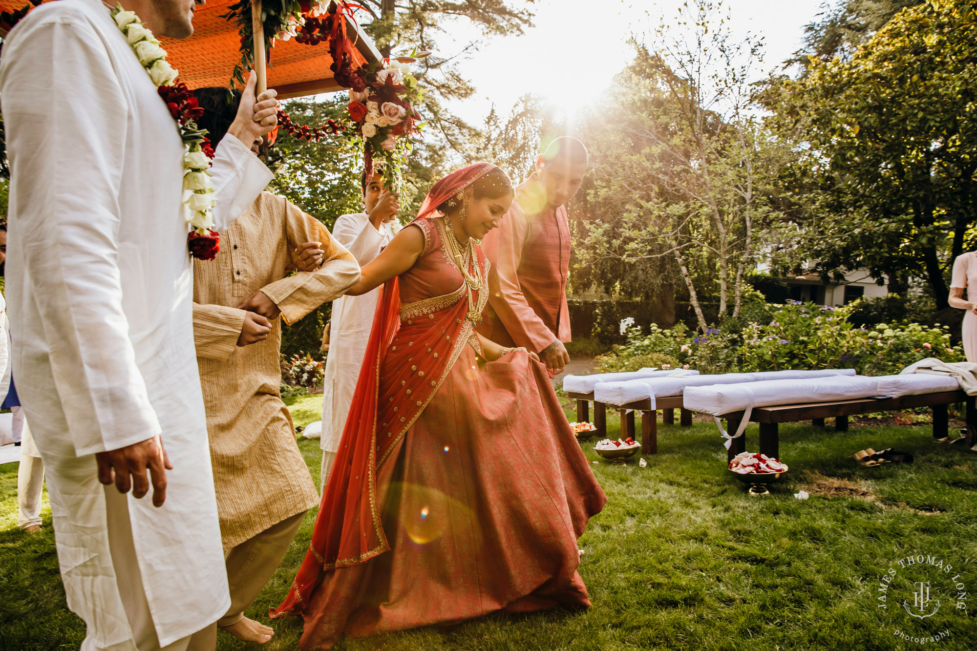 Seattle Hindu wedding by Seattle wedding photographer James Thomas Long Photography