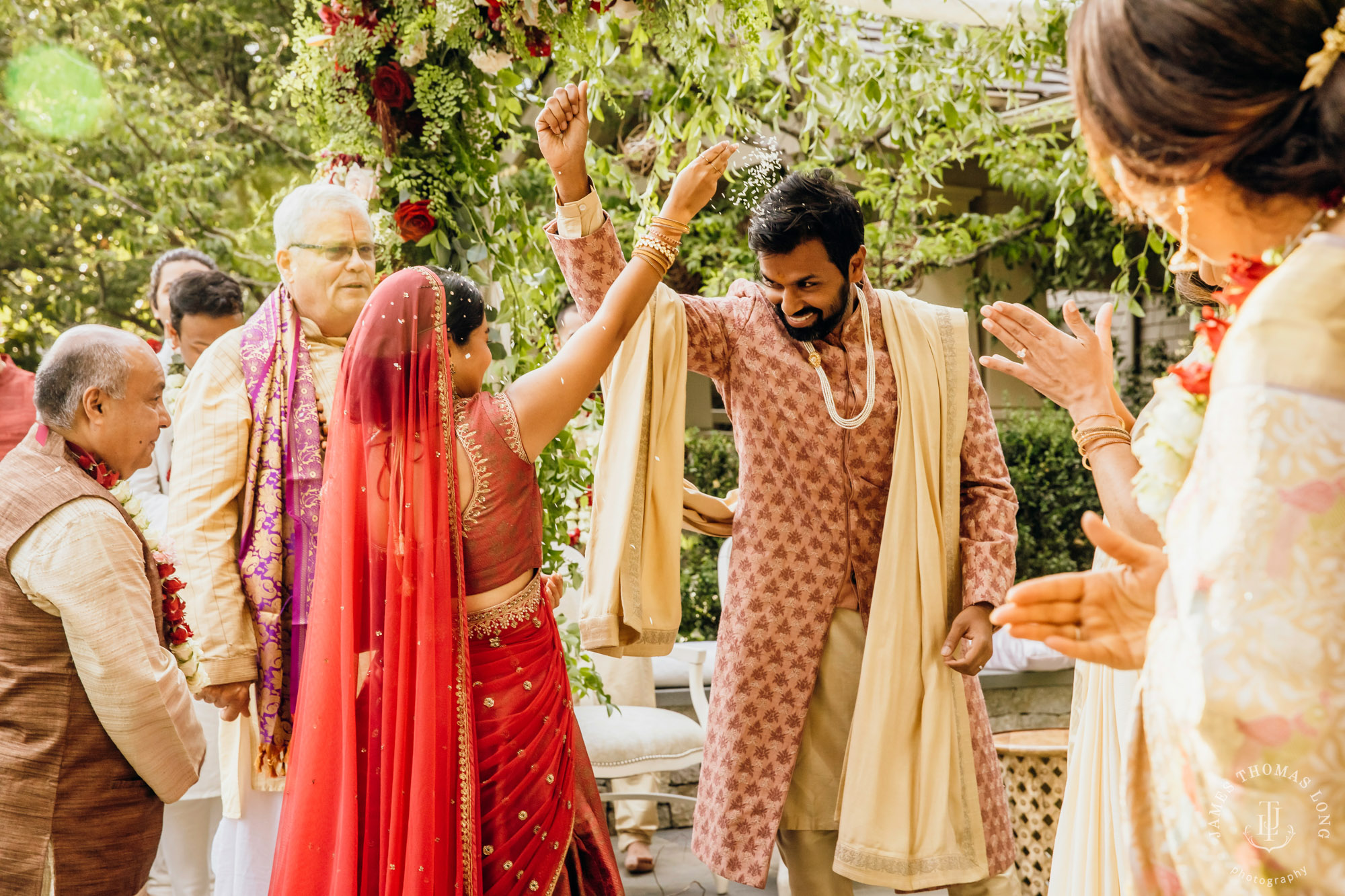 Seattle Hindu wedding by Seattle wedding photographer James Thomas Long Photography