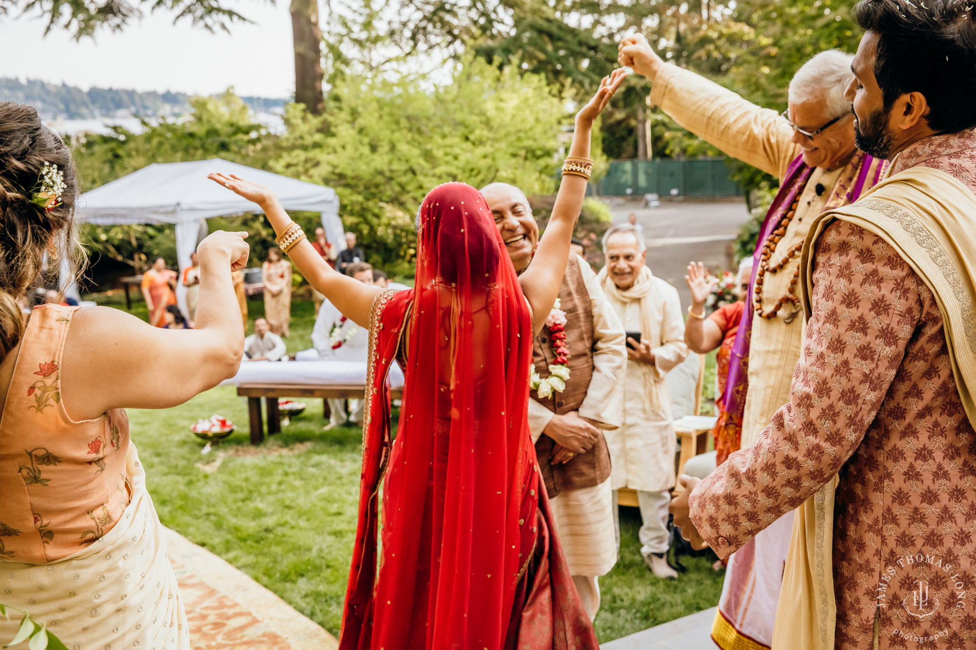 Seattle Hindu wedding by Seattle wedding photographer James Thomas Long Photography