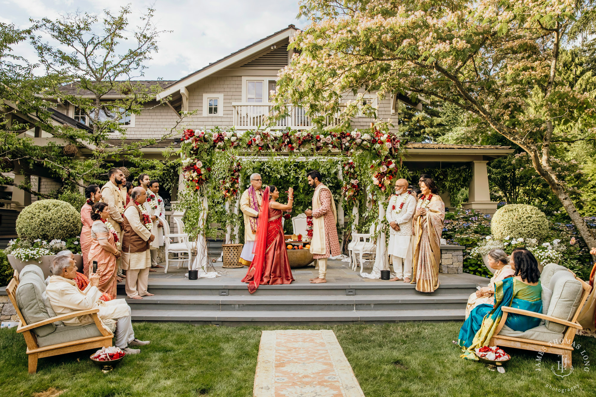 Seattle Hindu wedding by Seattle wedding photographer James Thomas Long Photography