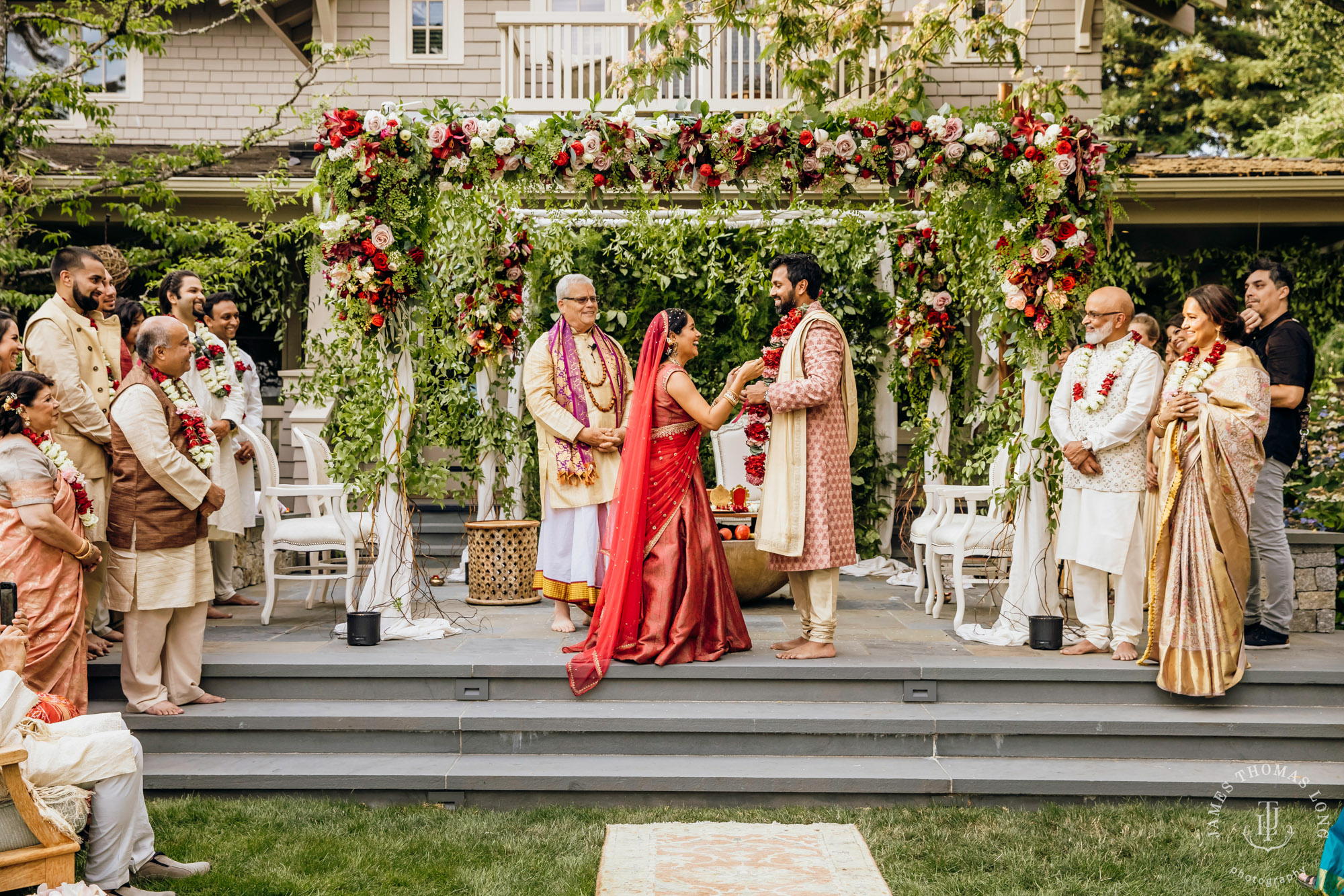 Seattle Hindu wedding by Seattle wedding photographer James Thomas Long Photography