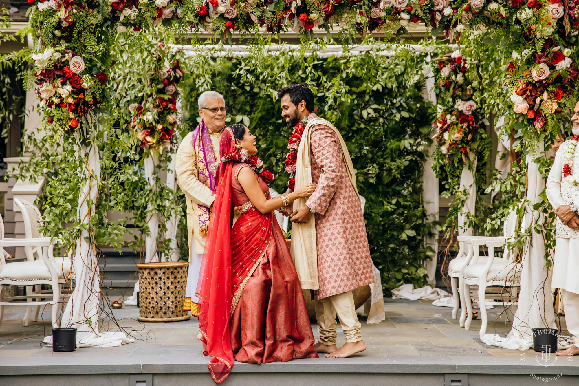 Seattle Hindu wedding by Seattle wedding photographer James Thomas Long Photography