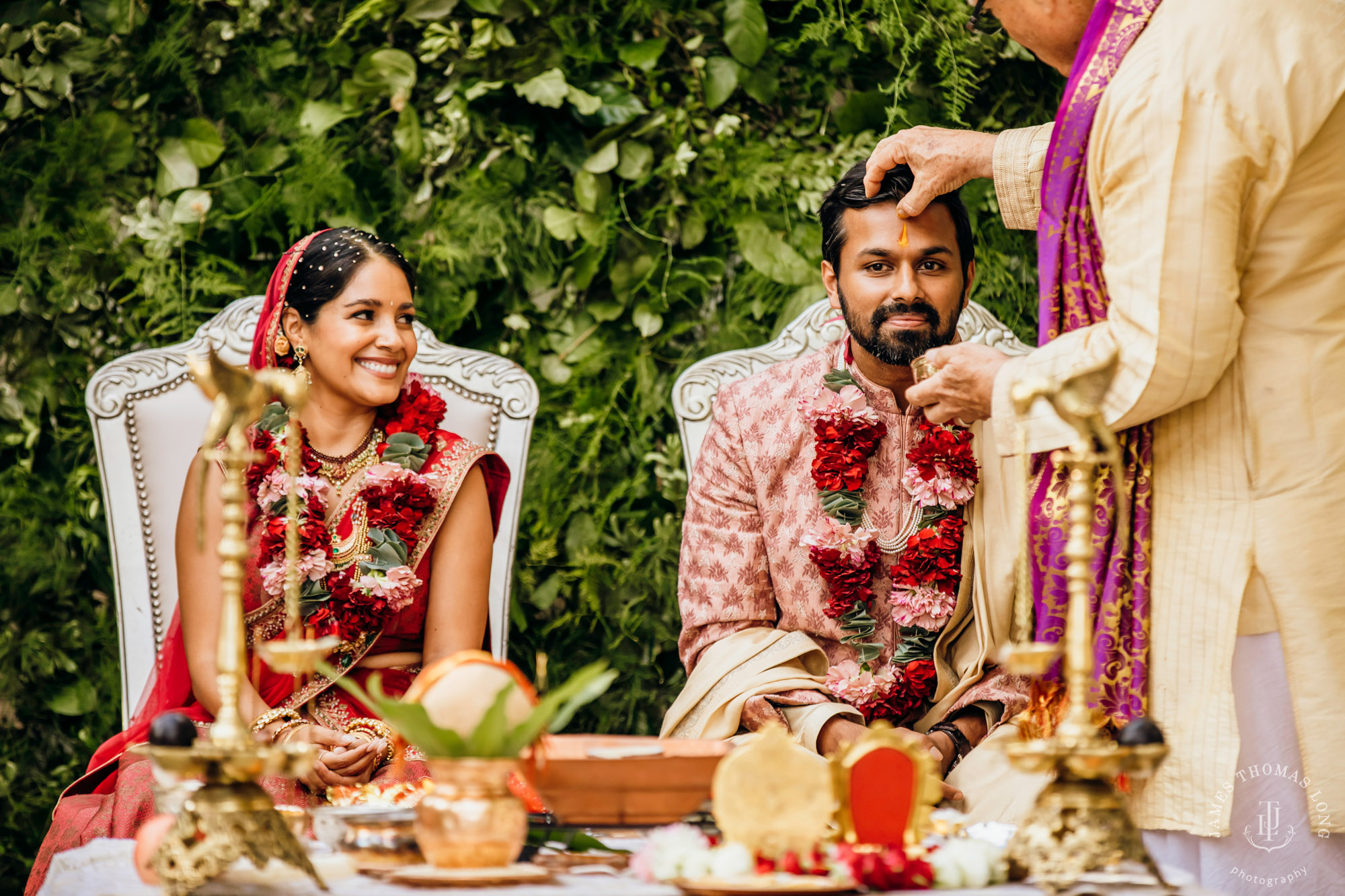 Seattle Hindu wedding by Seattle wedding photographer James Thomas Long Photography