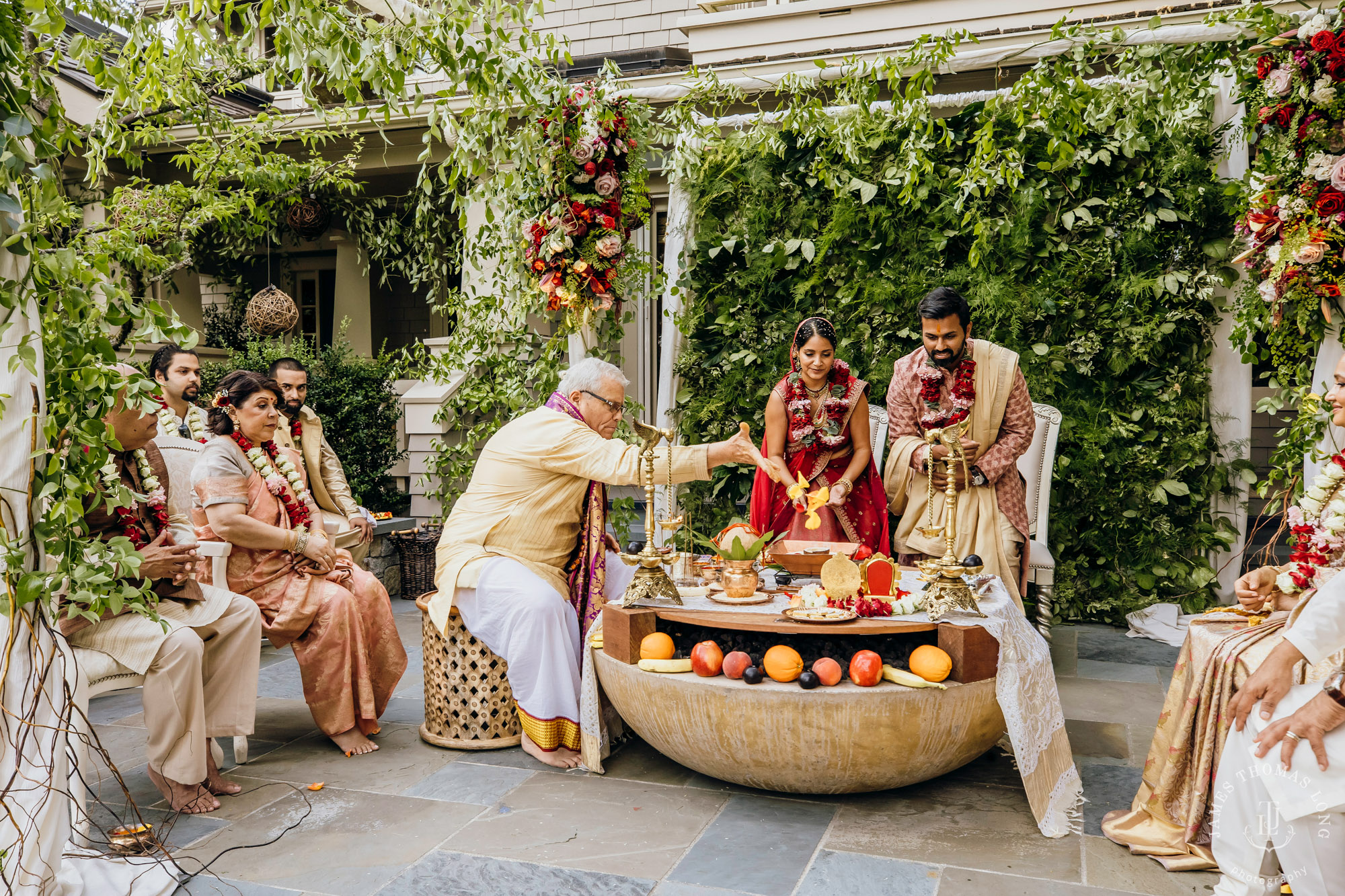 Seattle Hindu wedding by Seattle wedding photographer James Thomas Long Photography