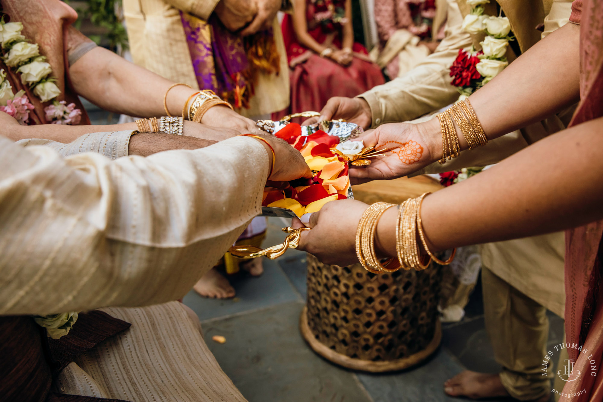 Seattle Hindu wedding by Seattle wedding photographer James Thomas Long Photography